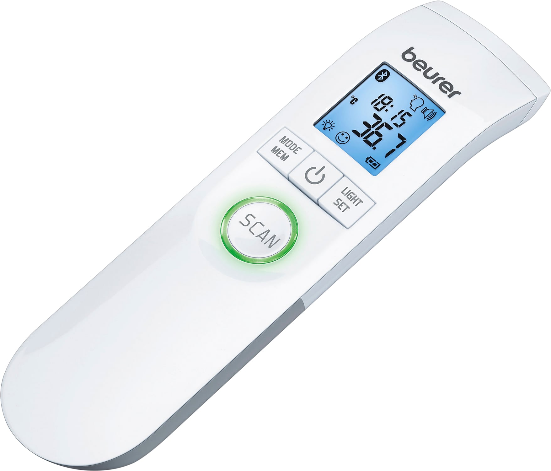 Singles Day-tilbud på Beurer FT95 Kontaktfri Termometer med Bluetooth pandetermometer