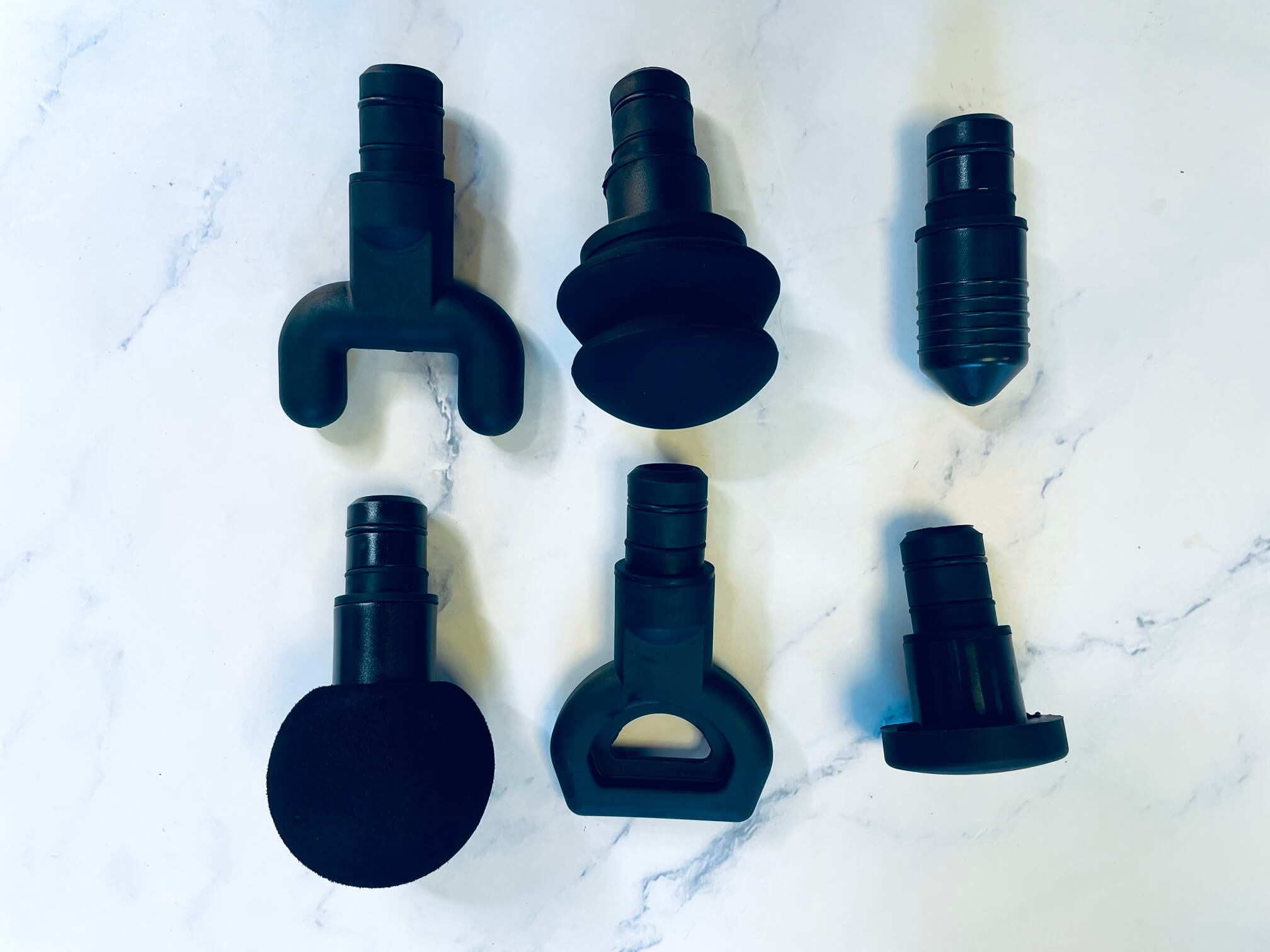 6 hoveder til IWAO massagepistol