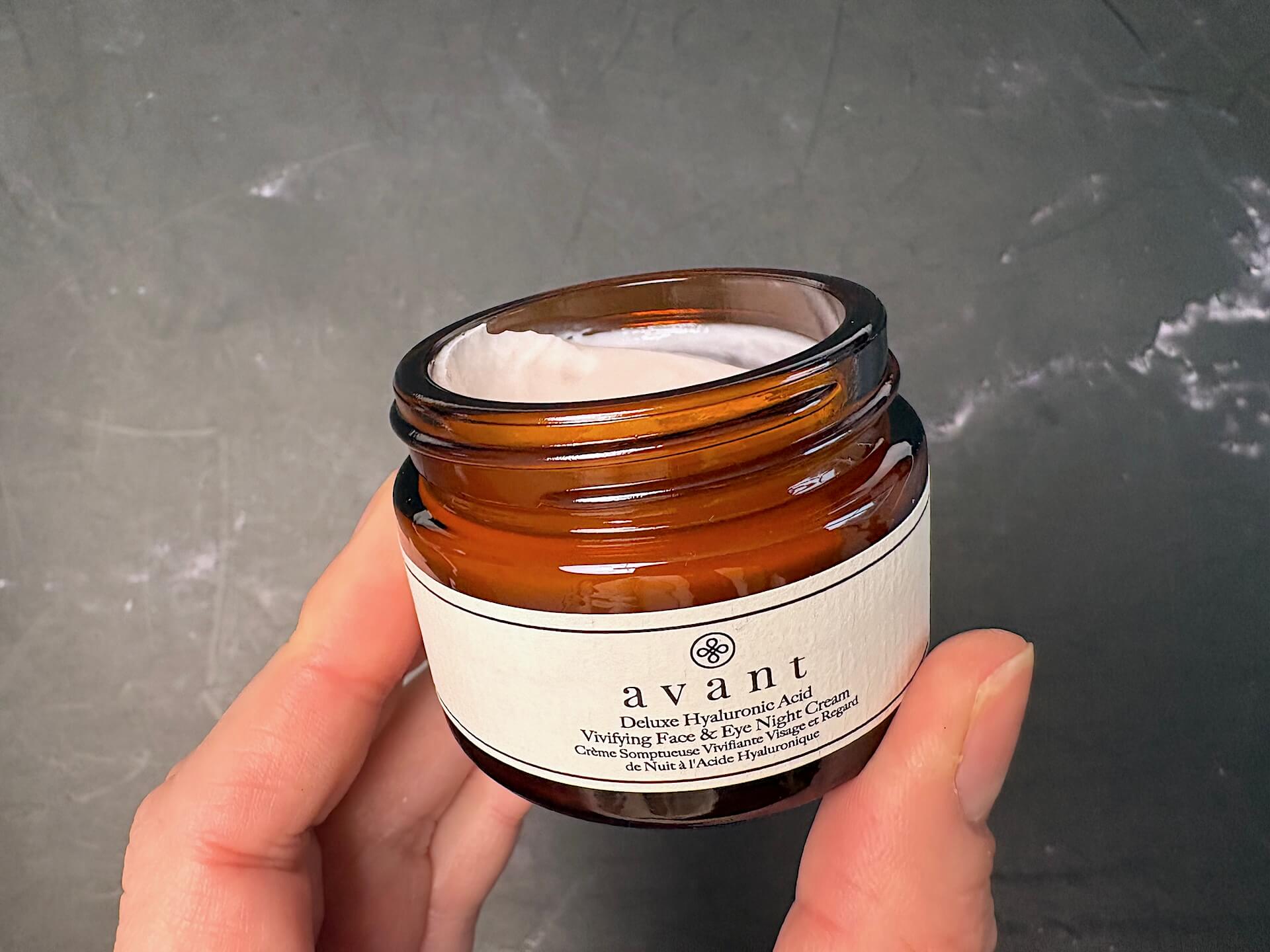 Åben Avant Skincare Deluxe Hyaluronic Acid Vivifying Face & Eye Night Cream