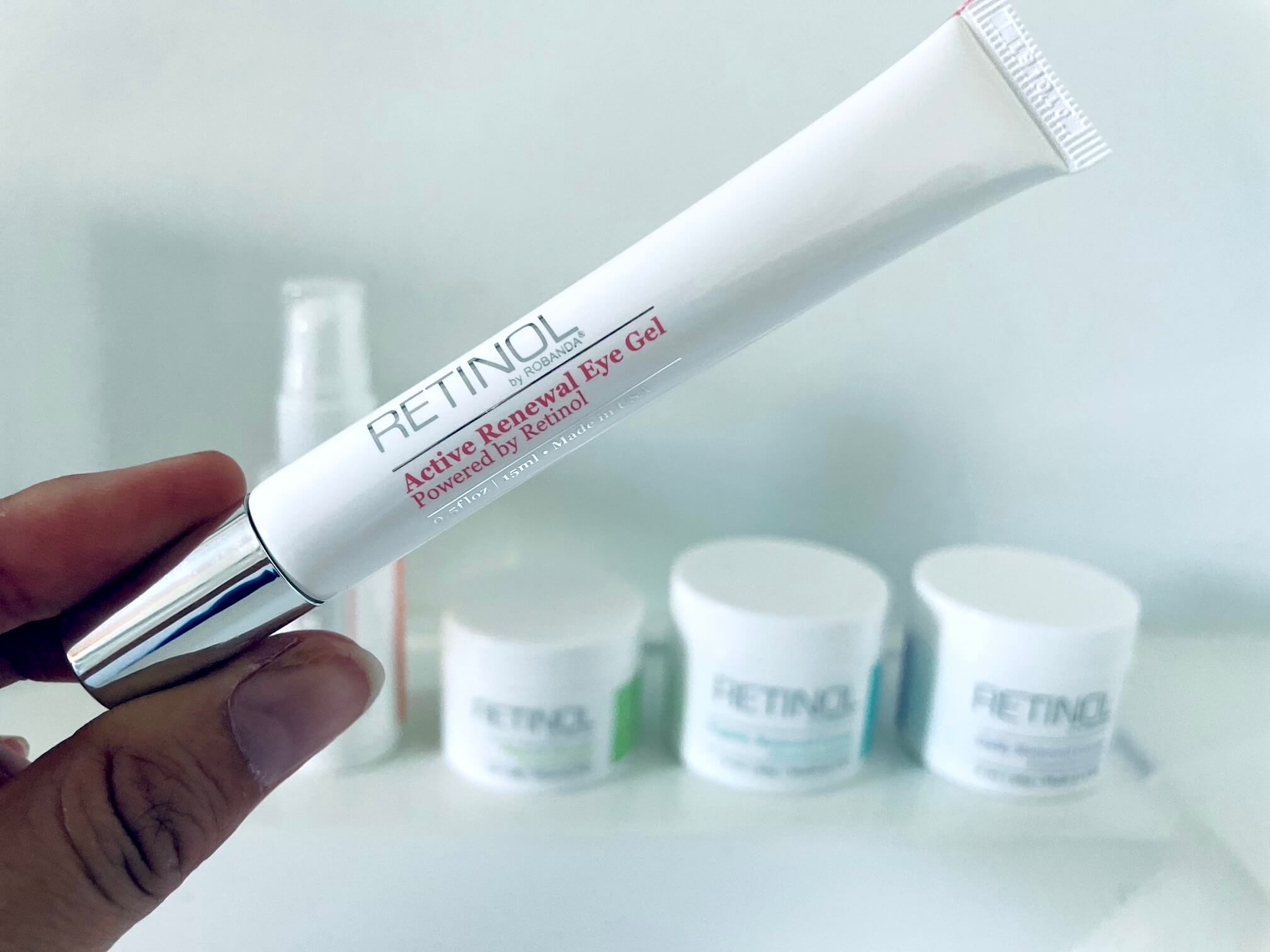 Active Renewal Eye Gel foran andre Retinol by Robanda produkter