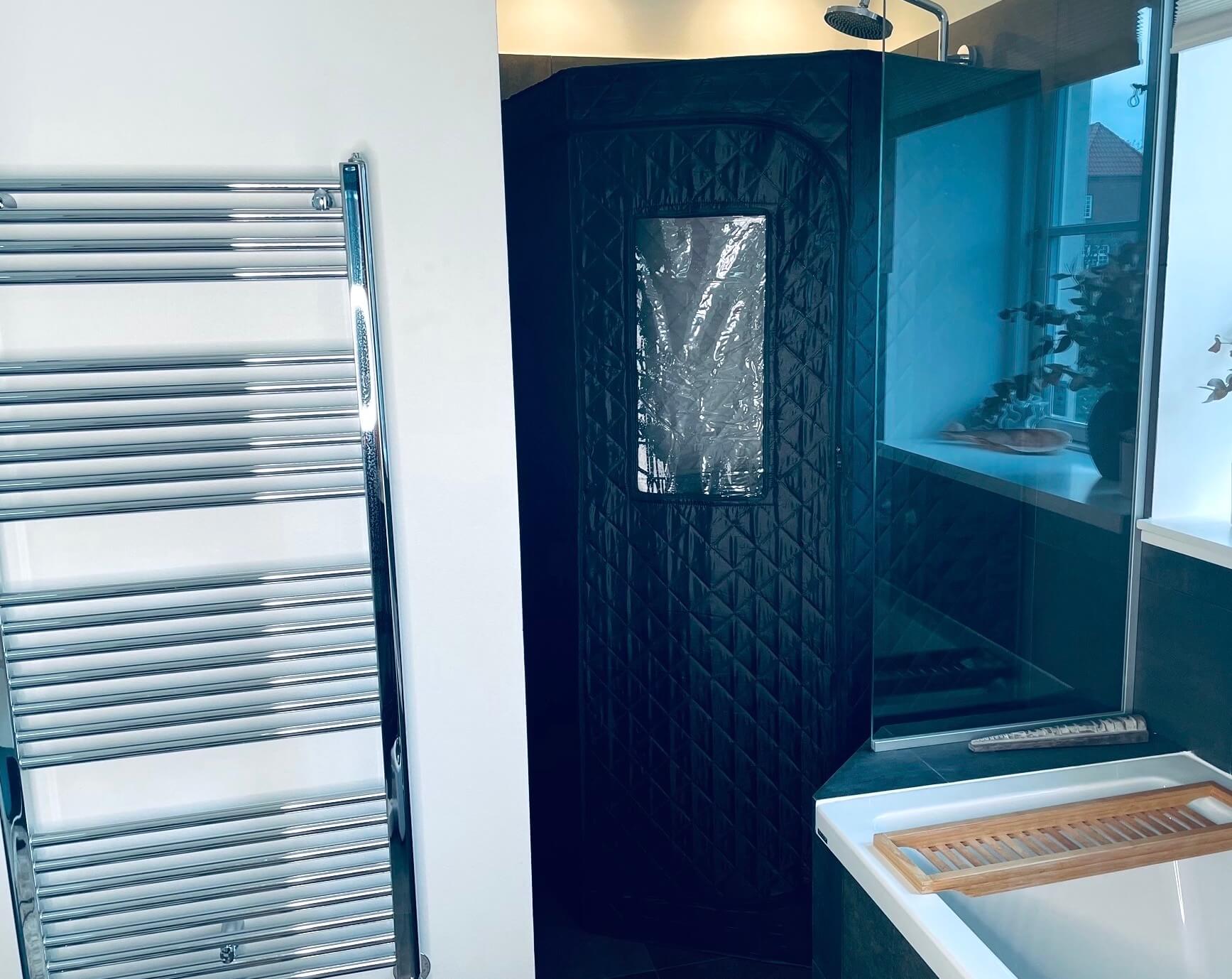 Arctic Recovery dampsauna på badeværelse