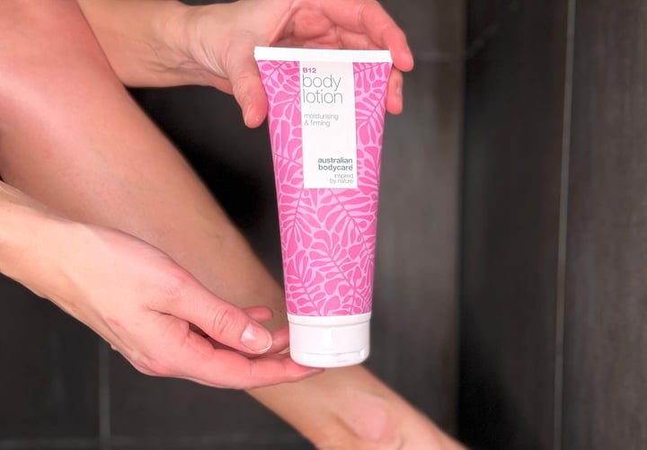Australian Bodycare B12 Body Lotion foran ben