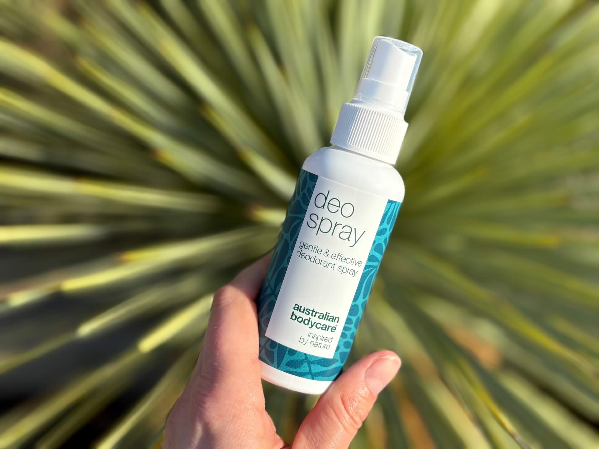 Australian Bodycare Deo Spray i hånd