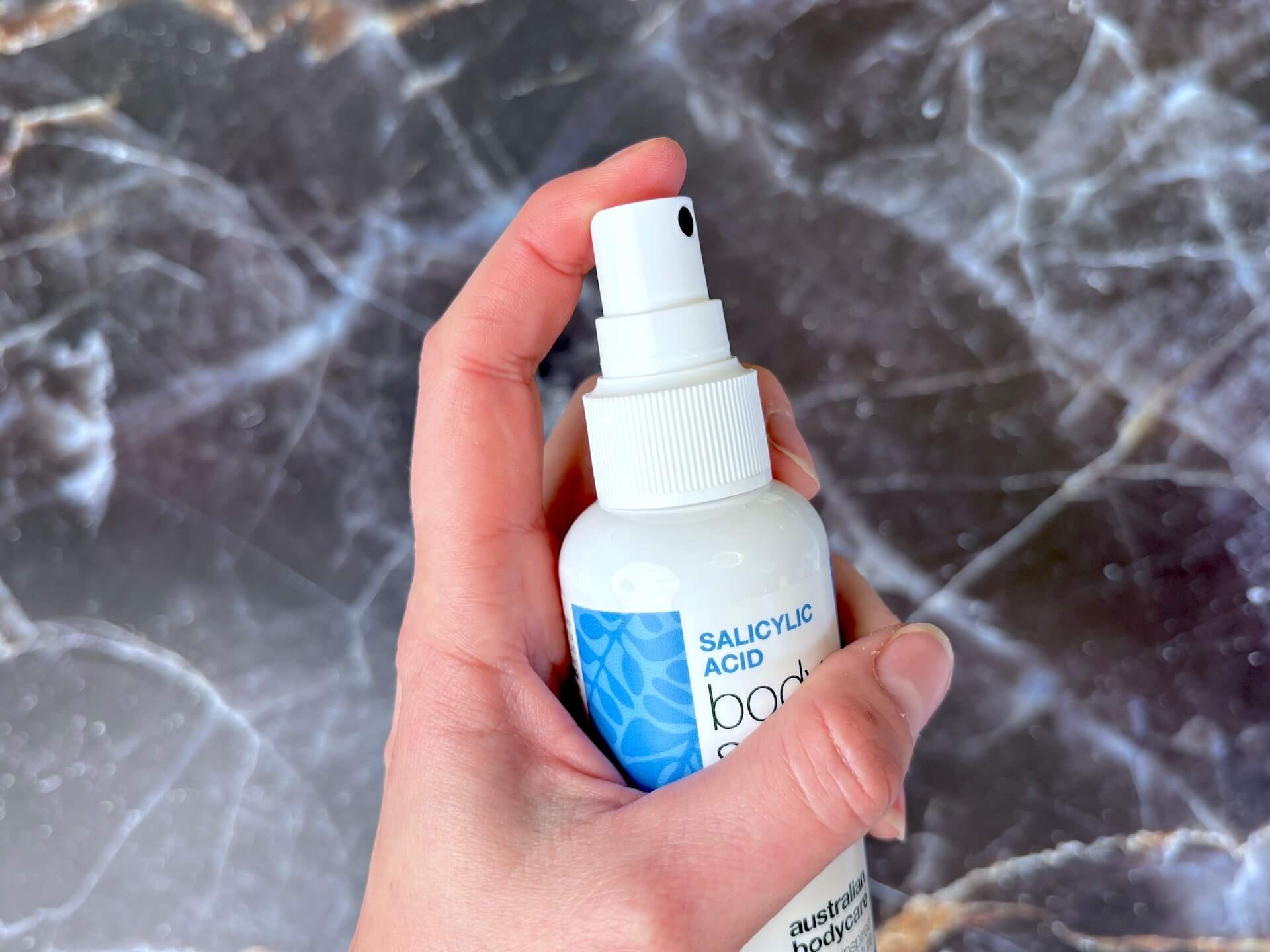 Australian Bodycare Salicylic Acid Body Spray sprayes