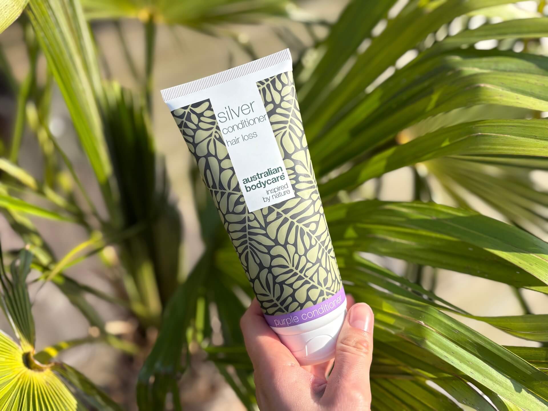 Australian Bodycare Silver Conditioner i hånd