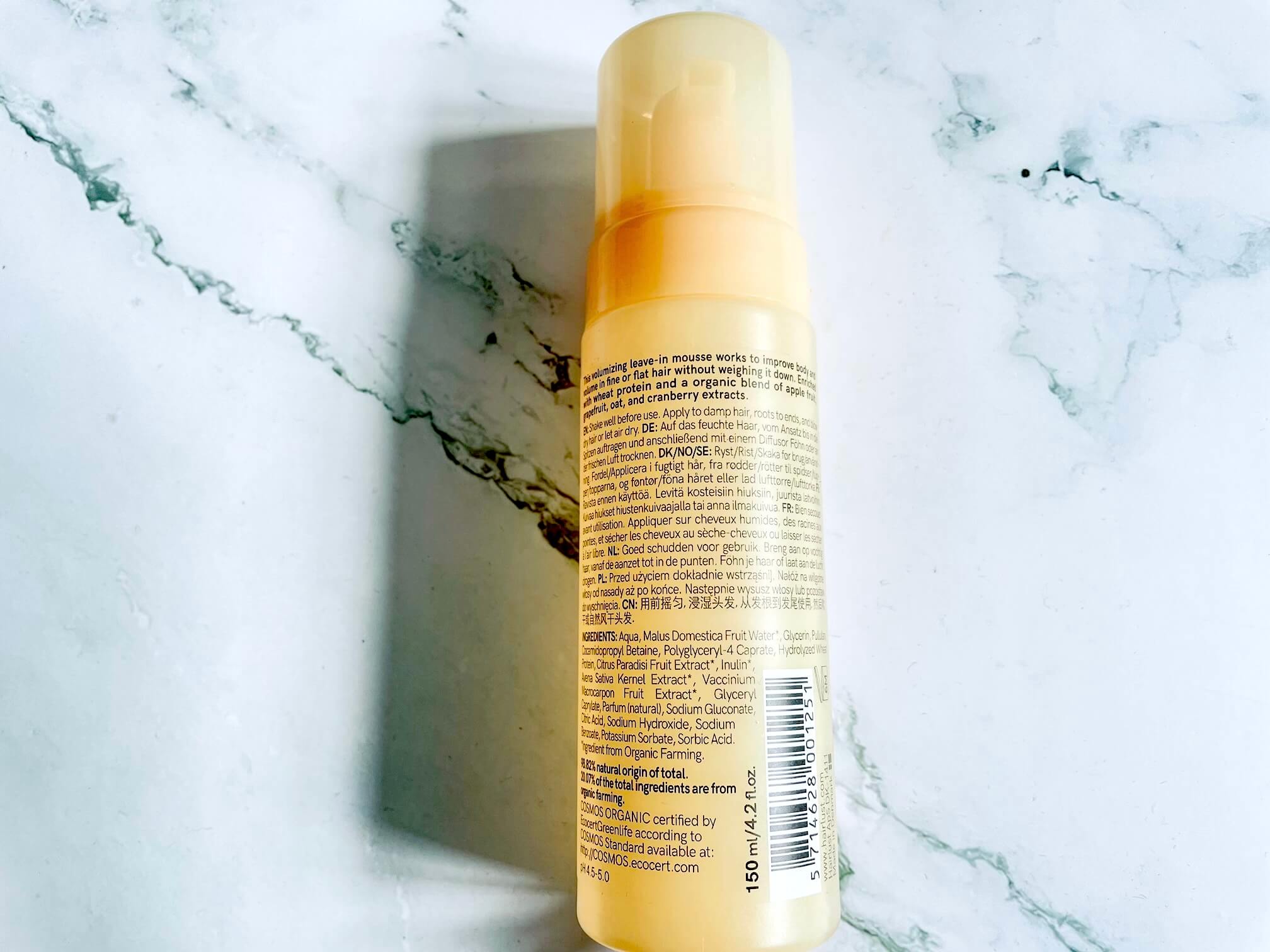 Bagside af Hairlust Volume Wizard