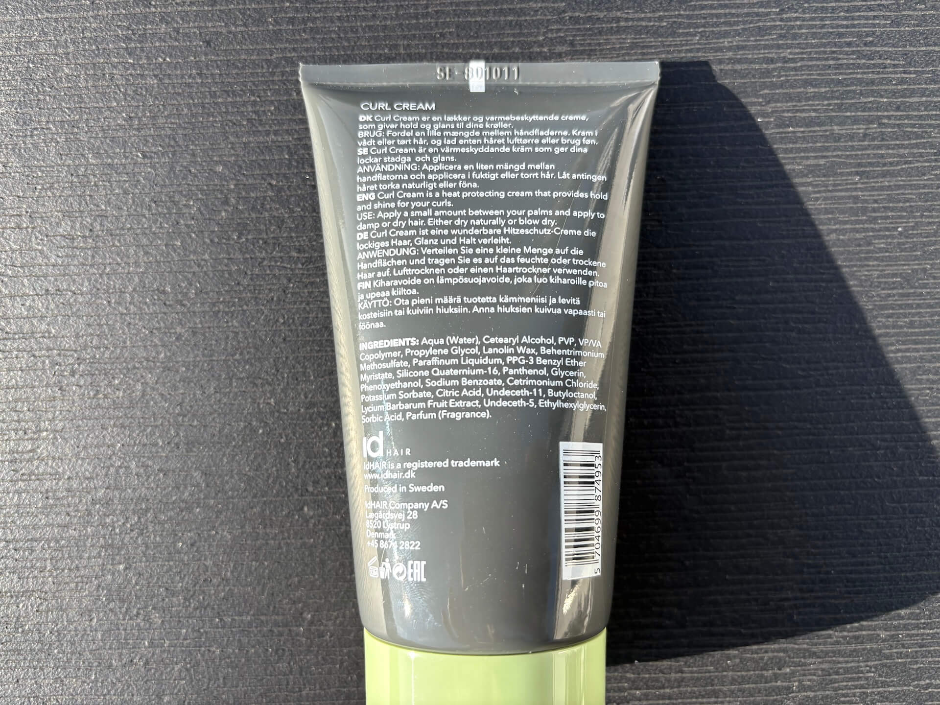 Bagside af IdHAIR Creative Curl Cream