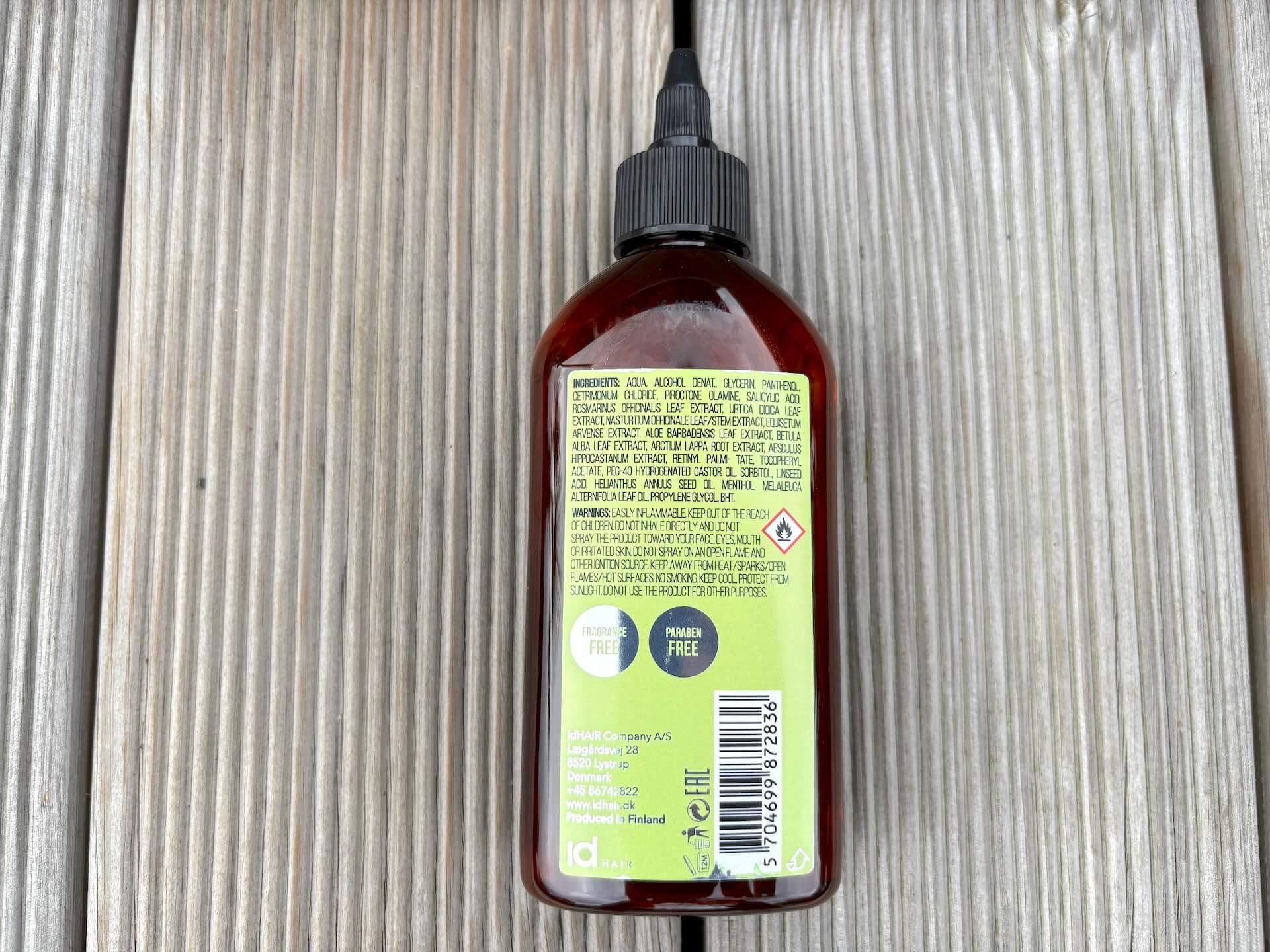 Bagside af IdHAIR Solutions No.7-3 Tonic Treatment