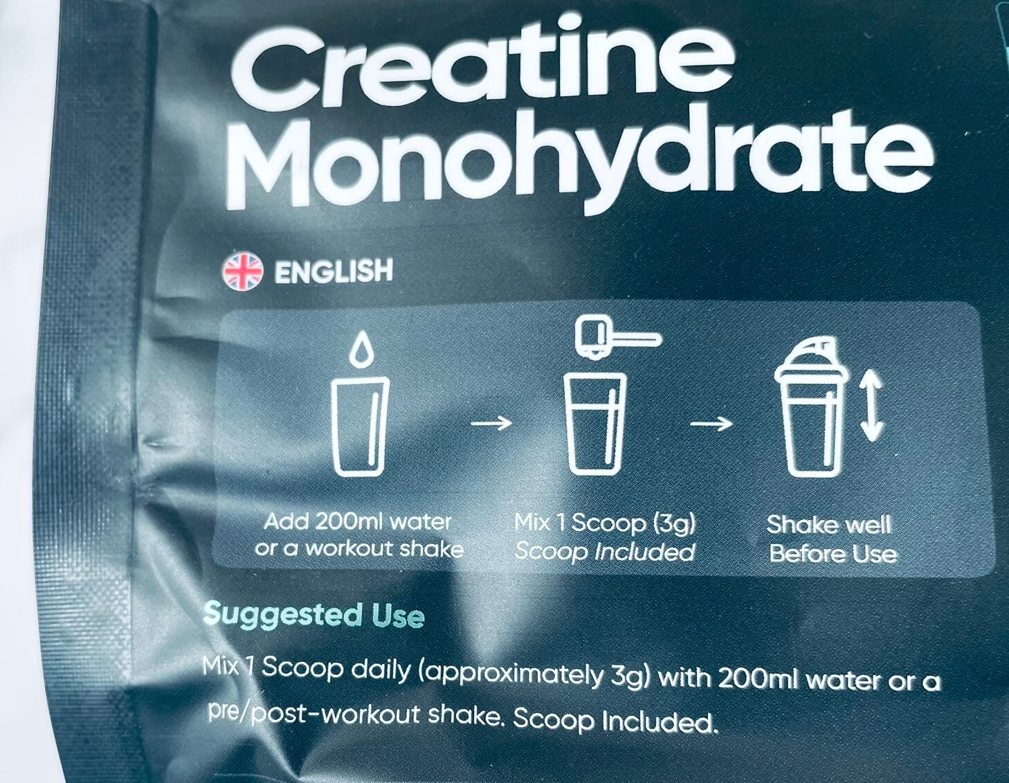 Blandingsforhold på Kreatin Monohydrat Pulver fra Weightworld