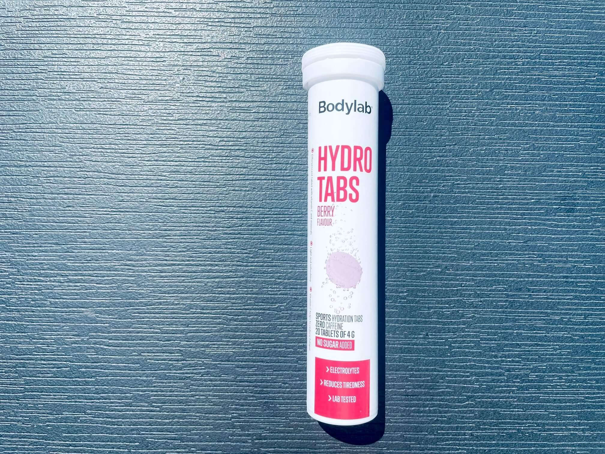 Bodylab Hydro Tabs på bord