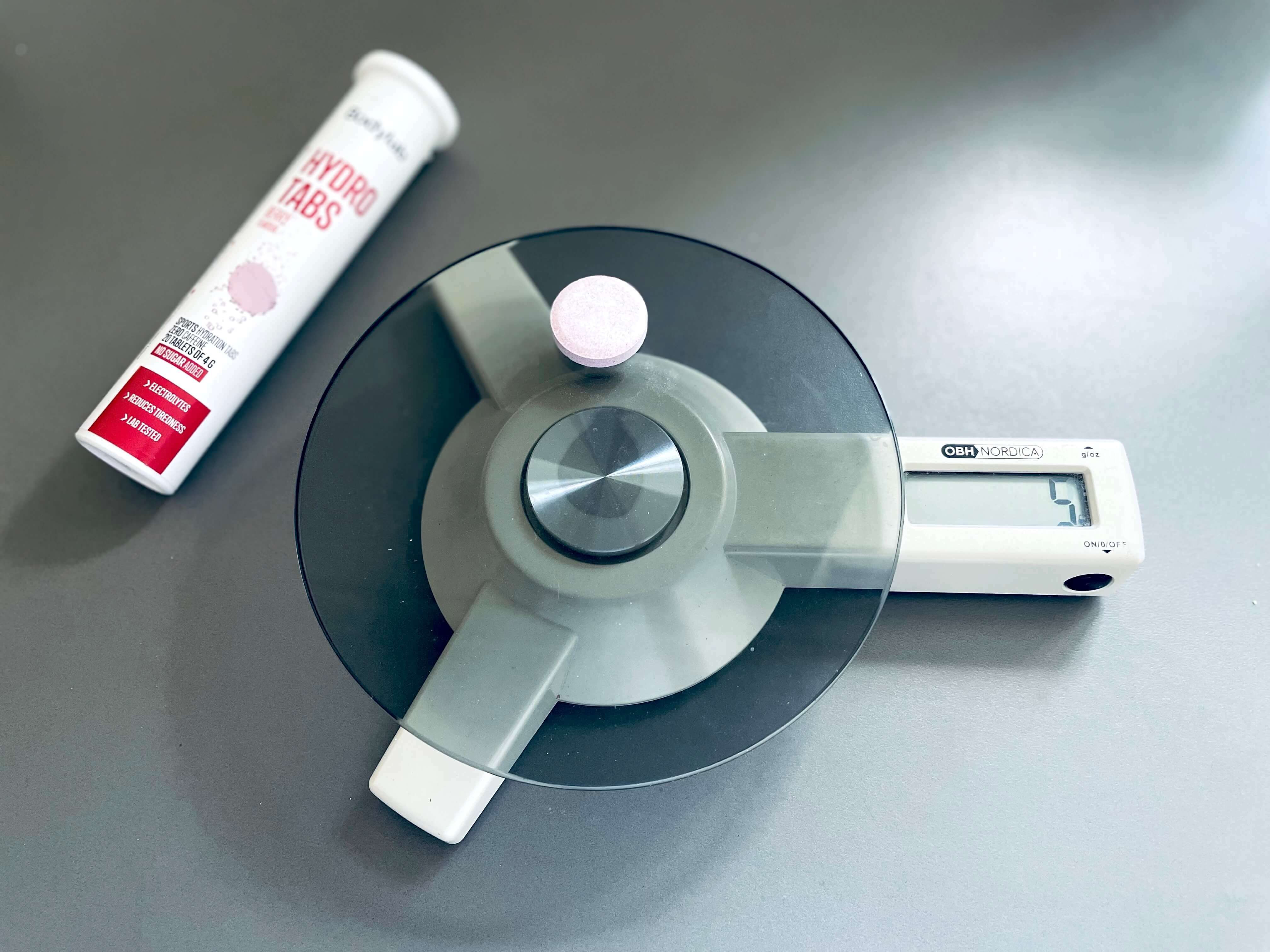 Bodylab Hydro Tabs på vægt