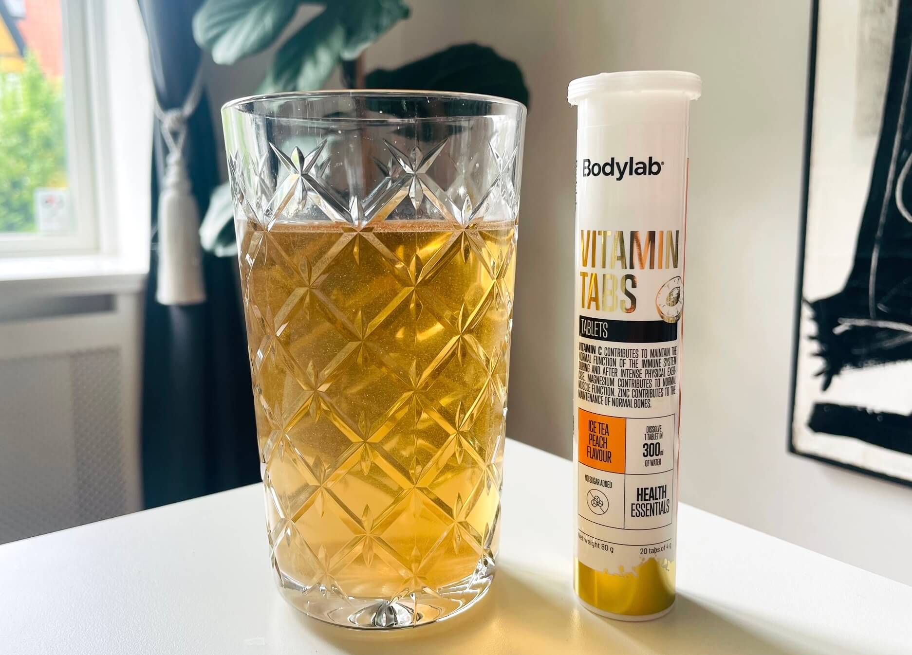 Bodylab Vitamin Tabs i glas