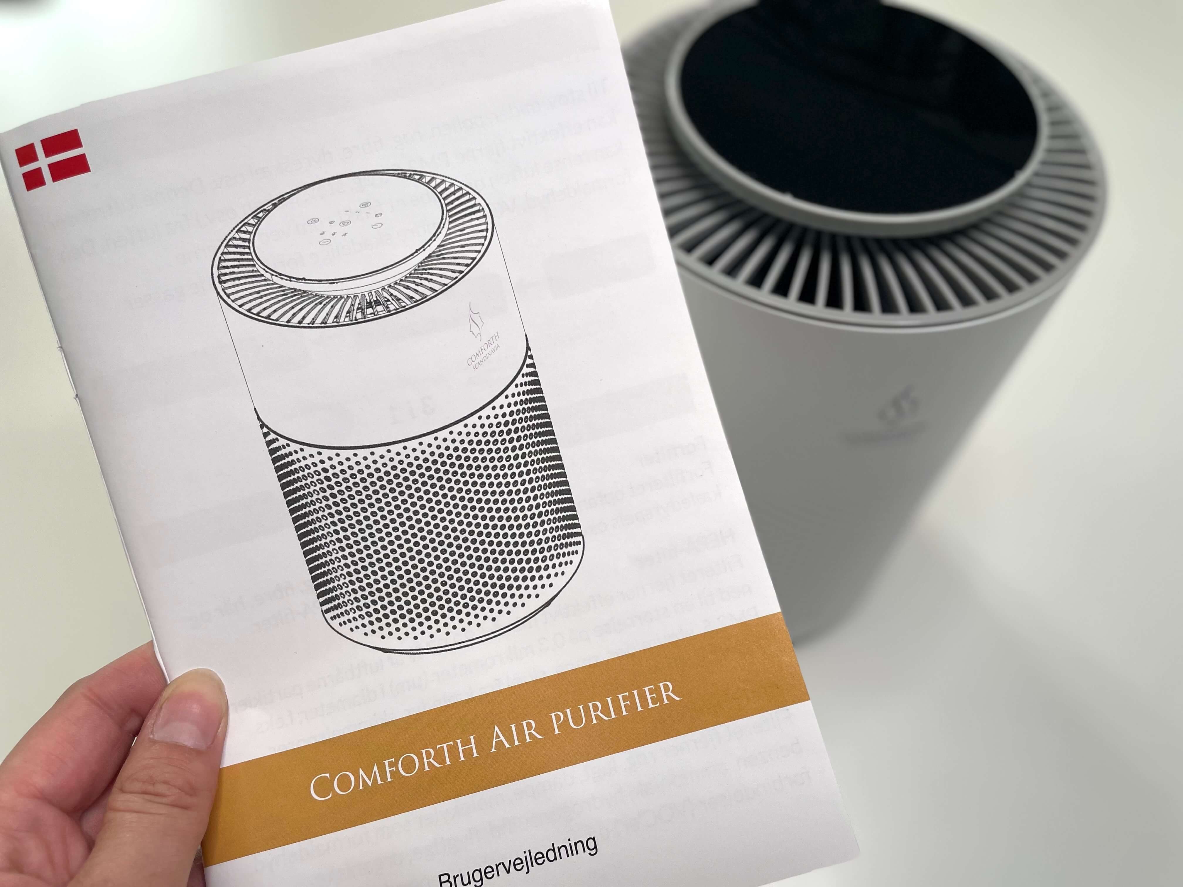 Brugsanvisning foran Comforth Air Purifier