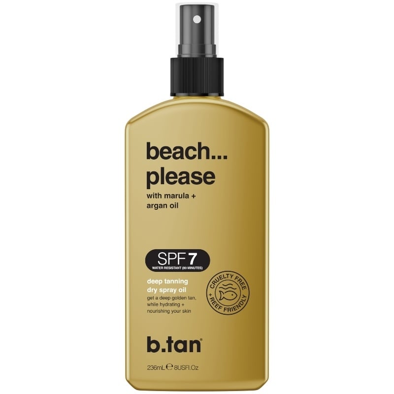 B.tan Beach Please… SPF7 Tanning Oil Spray 