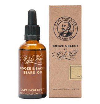 Captain Fawcett Ricki Hall's Booze & Baccy Moustache Wax 