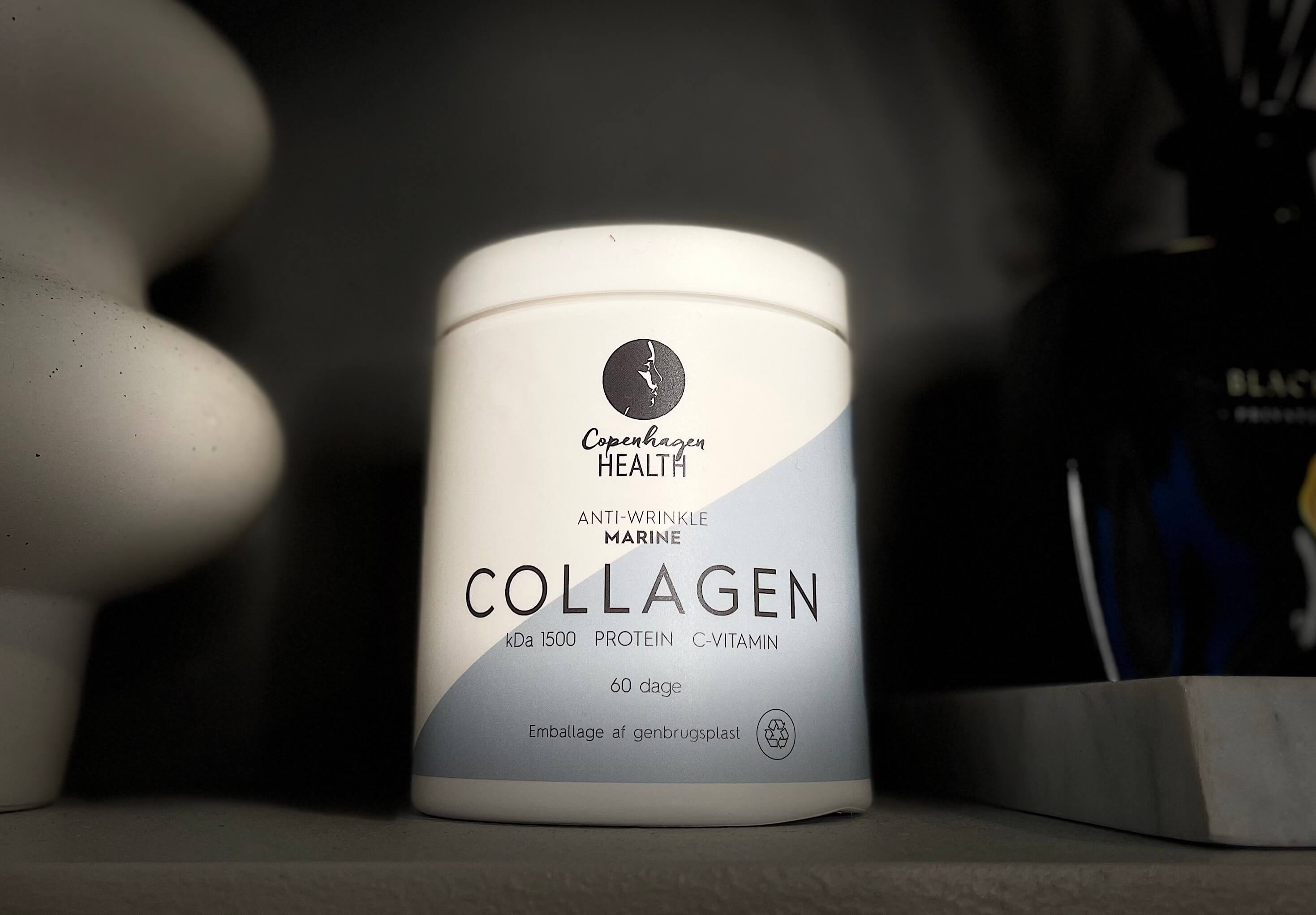 Copenhagen Health marine collagen på en hylde