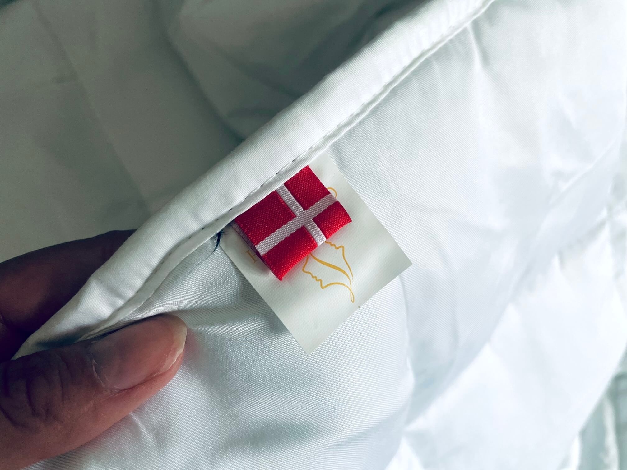Dansk flag på Comforth tyngdedyne