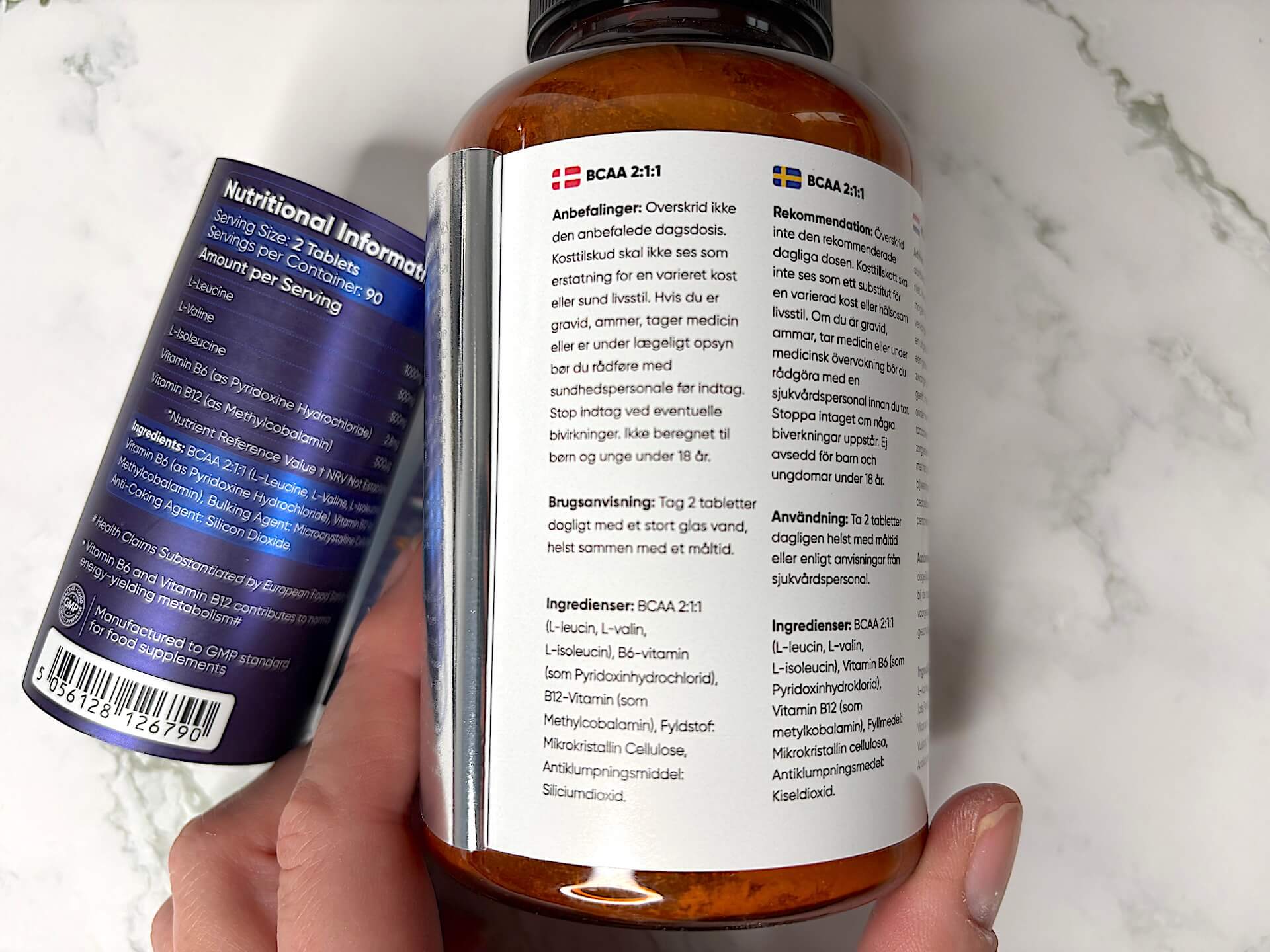 Dansk information på WeightWorld BCAA