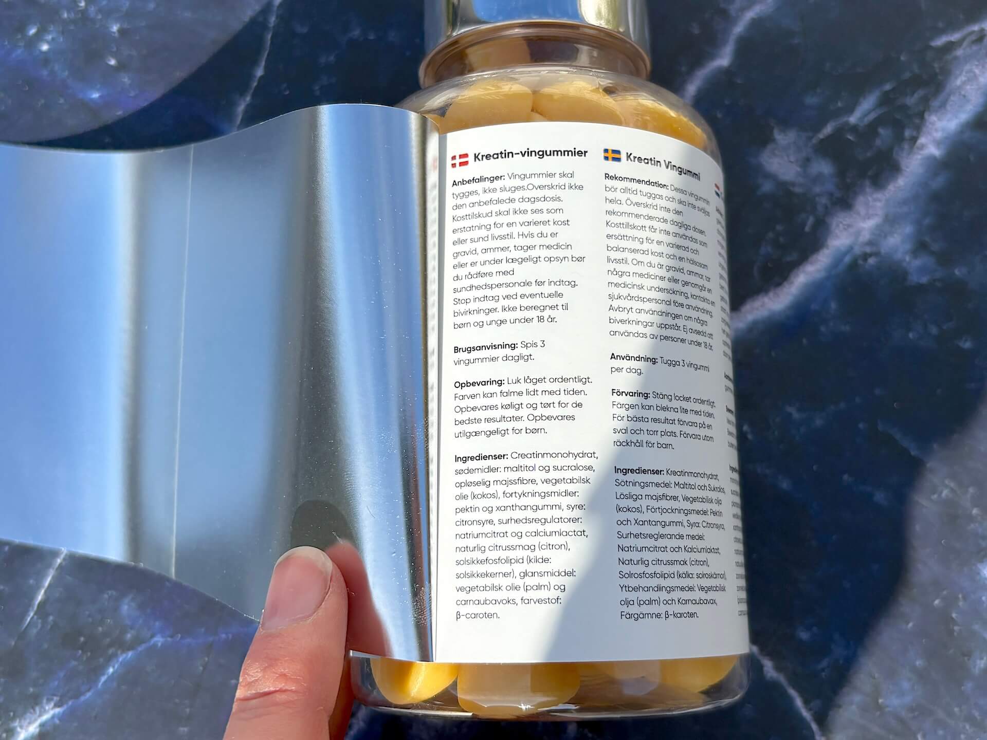 Dansk information på Weightworld Creatine Gummies
