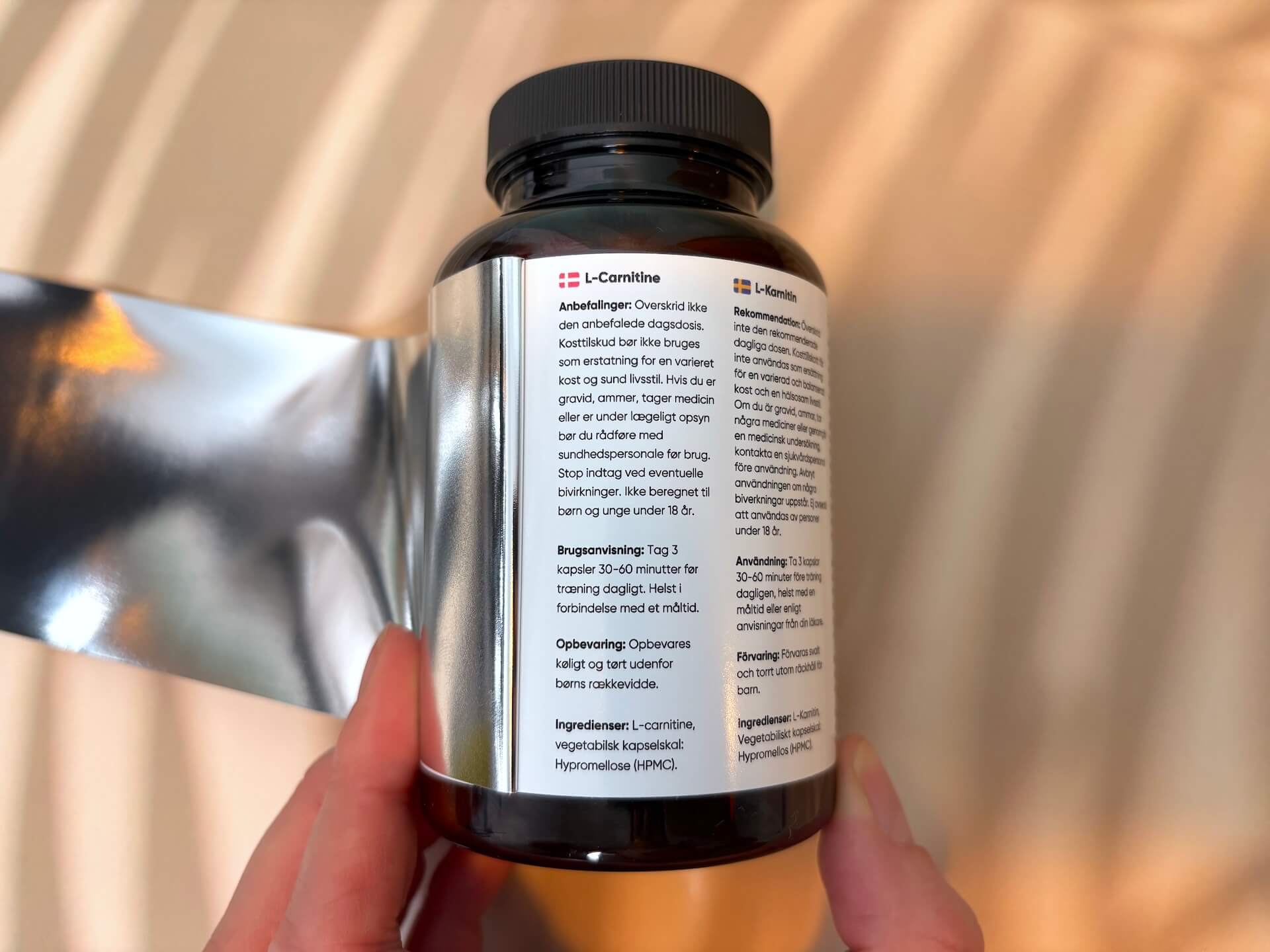 Dansk information på WeightWorld L-Carnitine