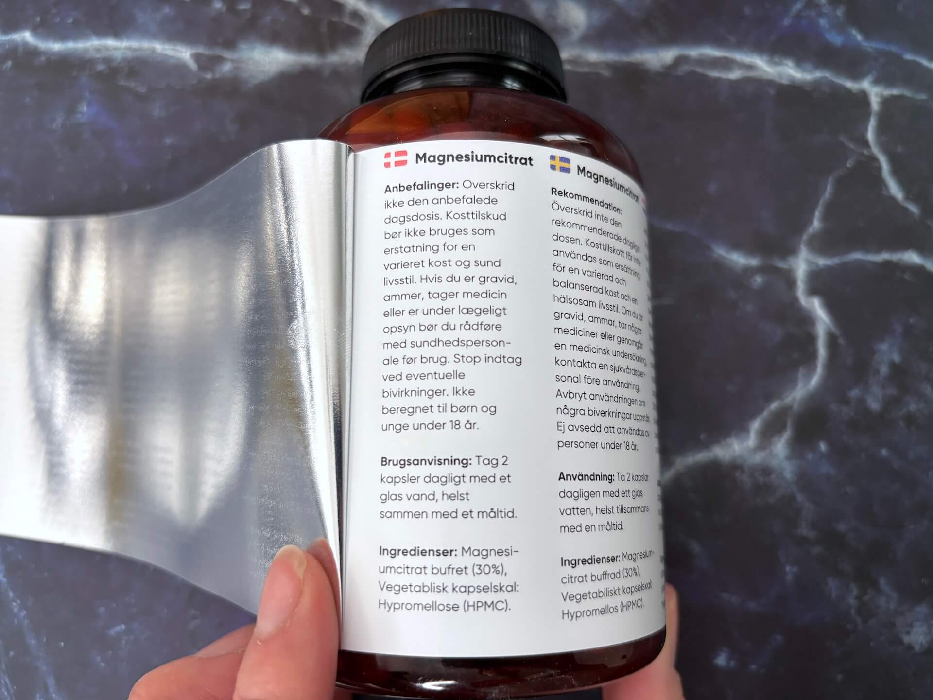Dansk information på WeightWorld Magnesium Citrate