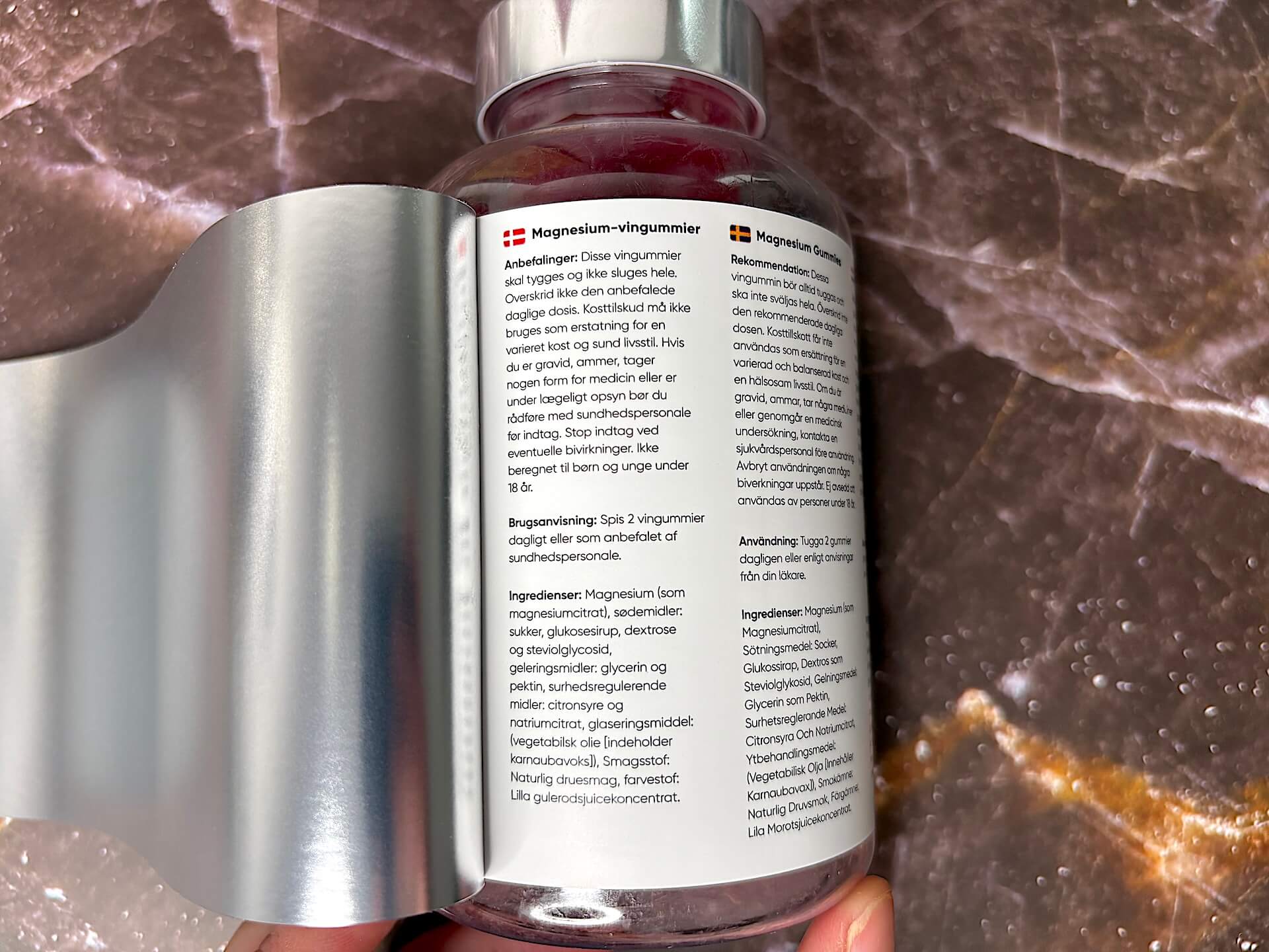 Dansk information på WeightWorld Magnesium Gummies