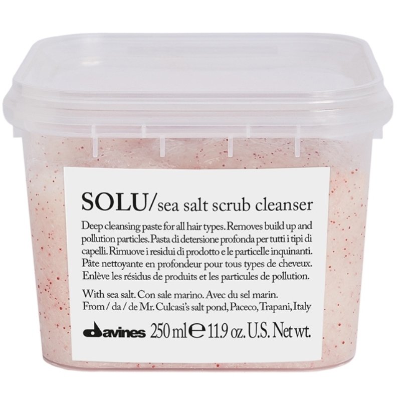 Davines SOLU Sea Salt Scrub Cleanser 