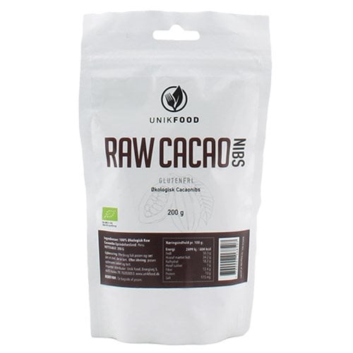 Diet food RAW Cacao nibs grofthakkede Ø 
