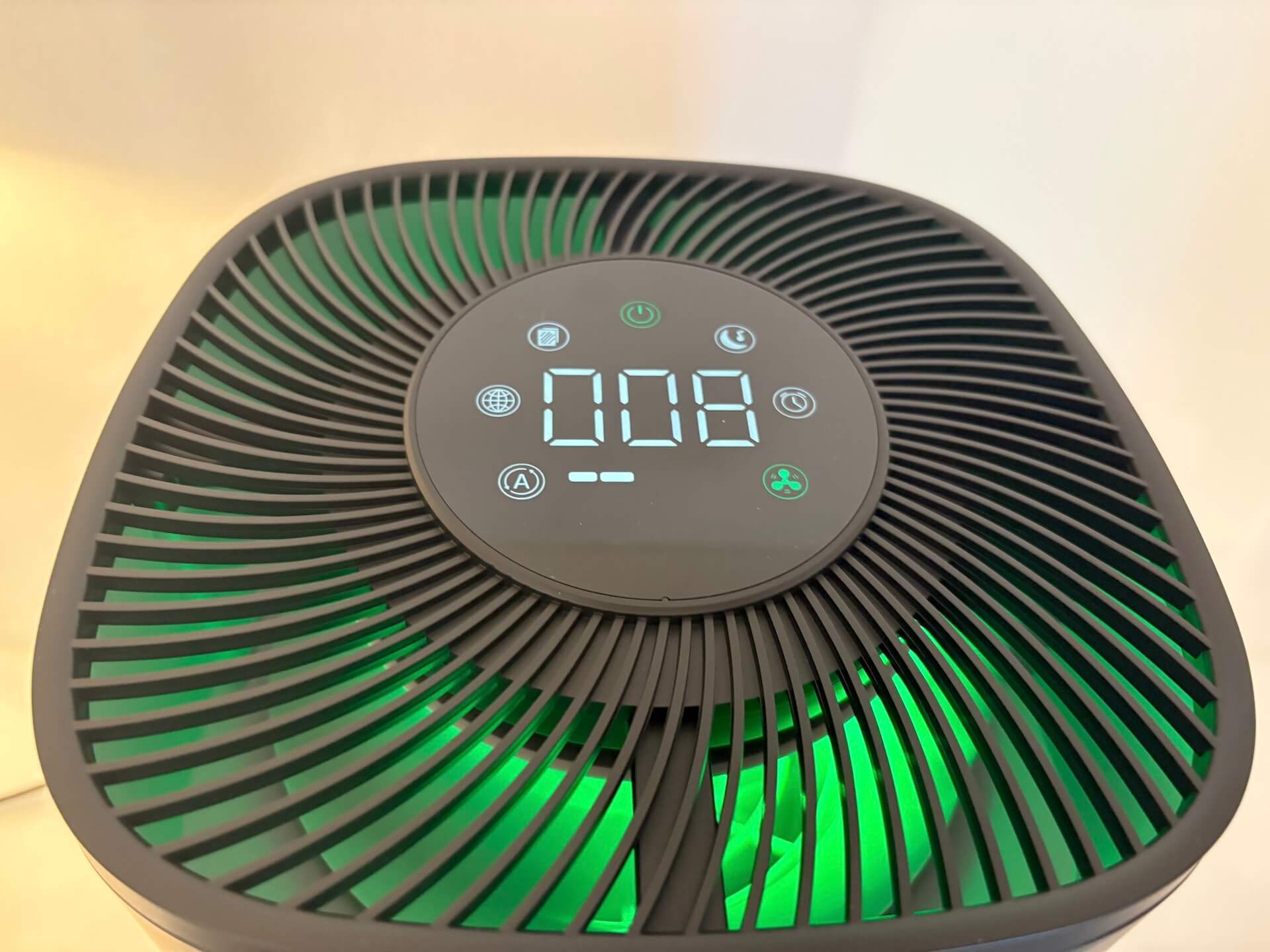 Display på DeluxeCare Active Air