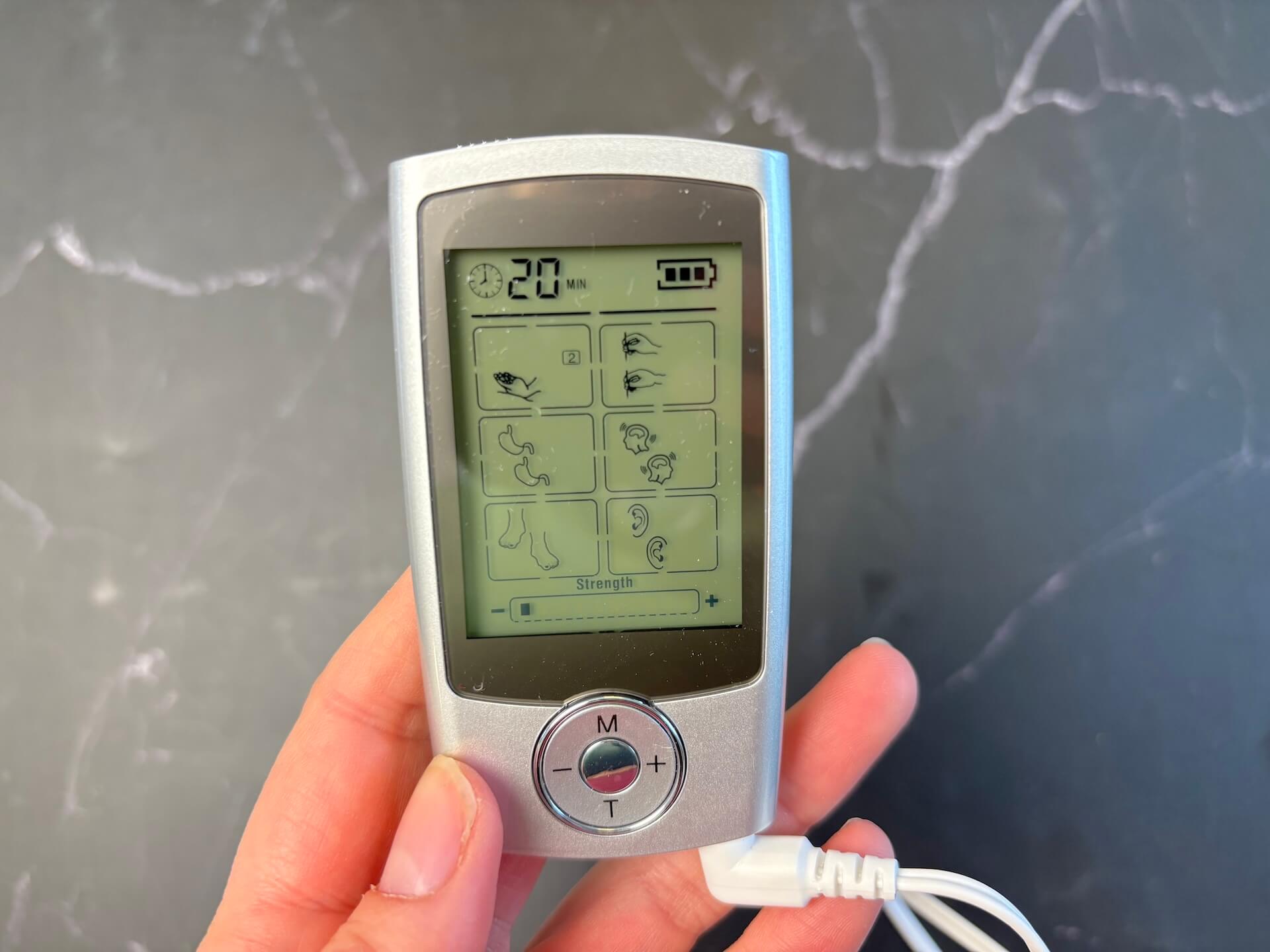 Display på SweHealth SweTens Pocket