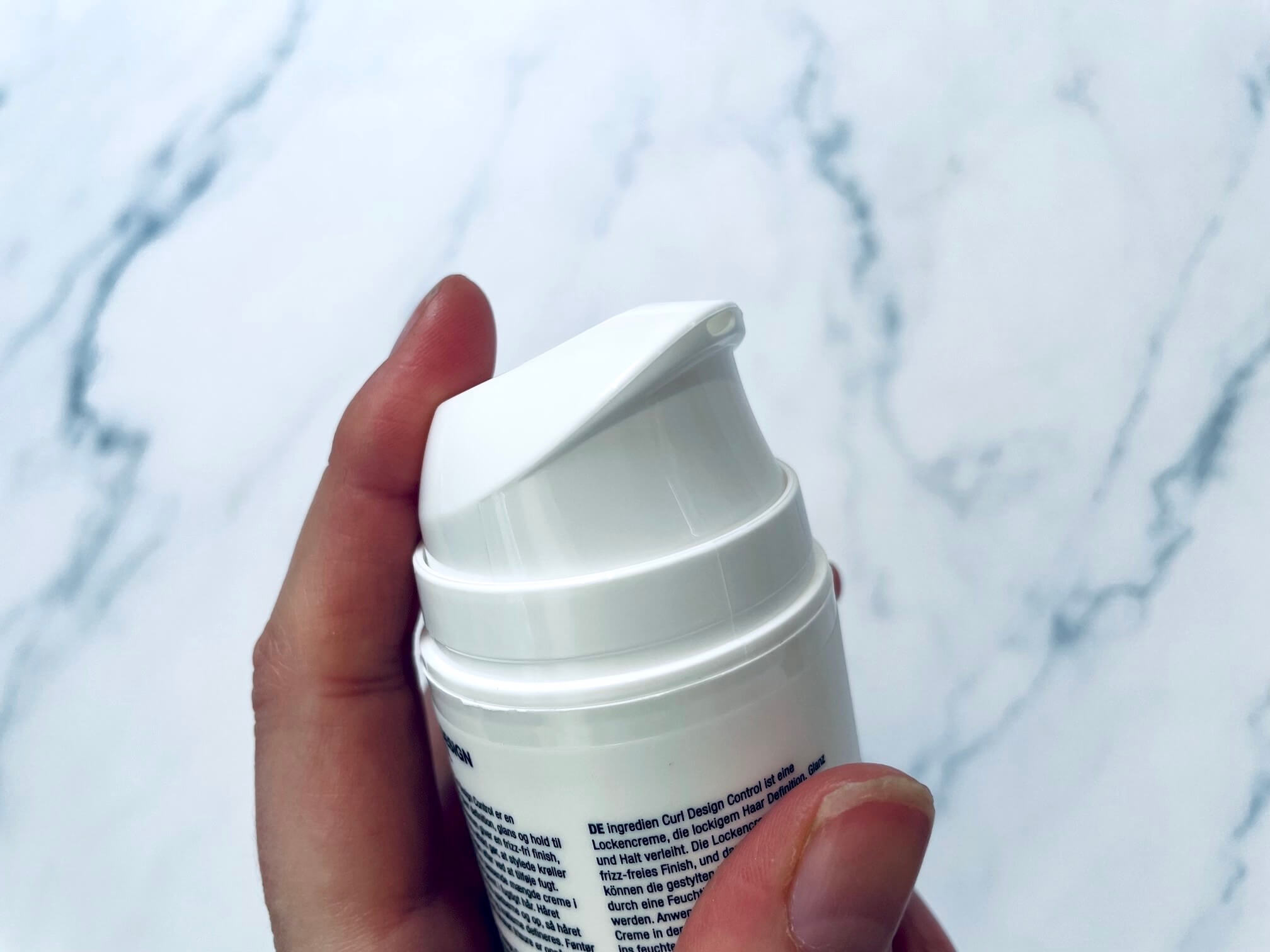 Dyse på ingredien Curl Design Control krøllecreme