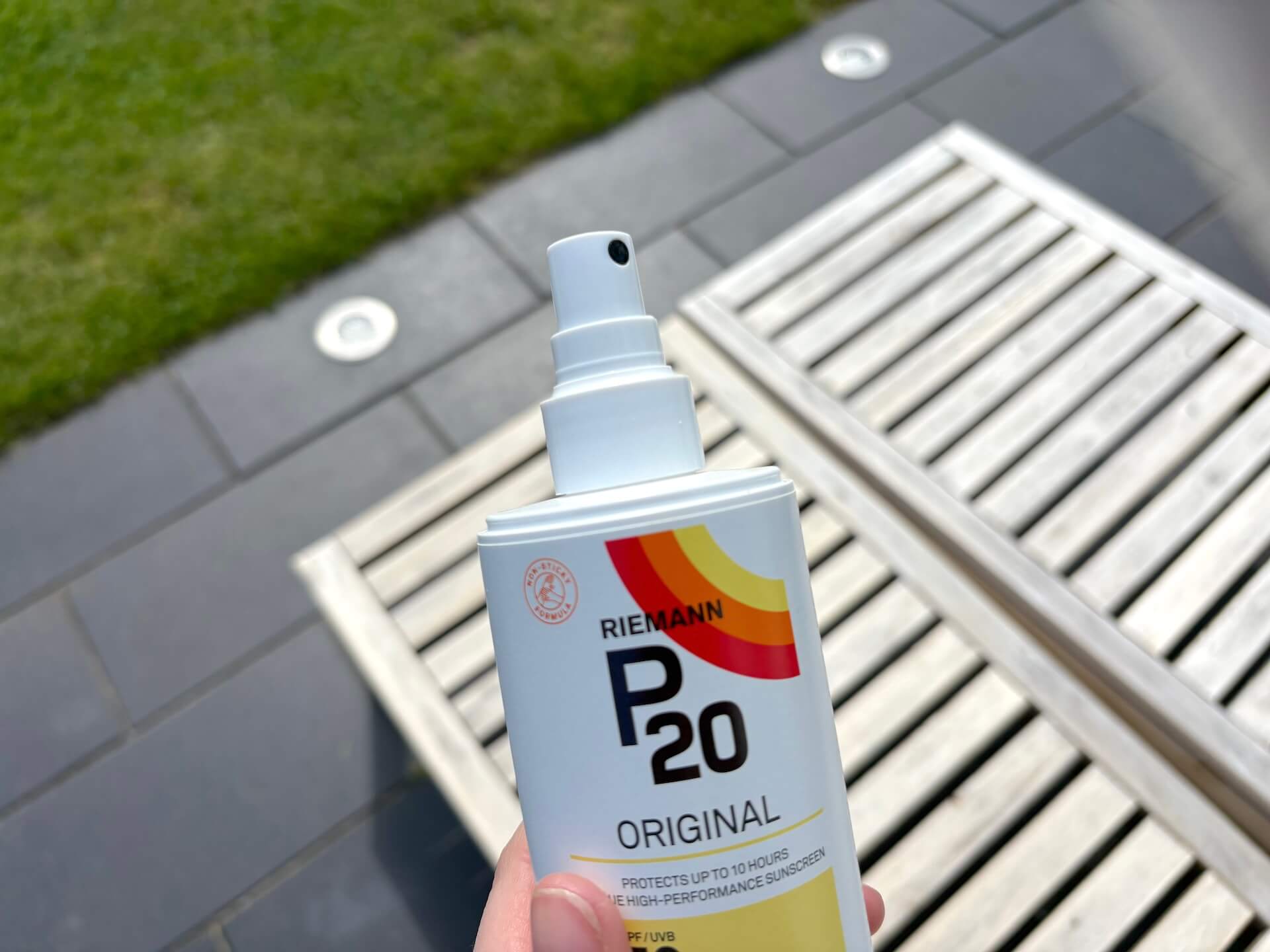 Dyse på P20 Riemann Original Spray SPF 50+