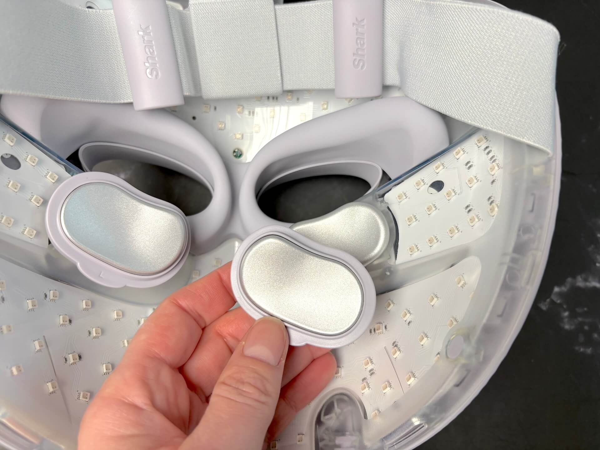 Ekstra kuldepuder til Shark CryoGlow LED Face Mask