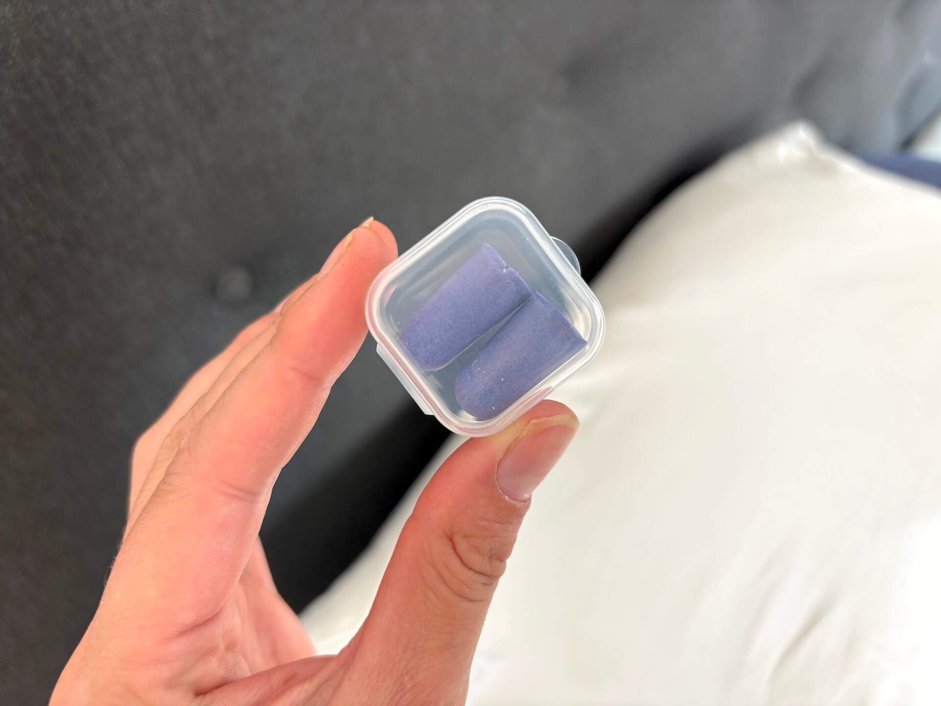 Etui med TheNap NapPlugs sove ørepropper