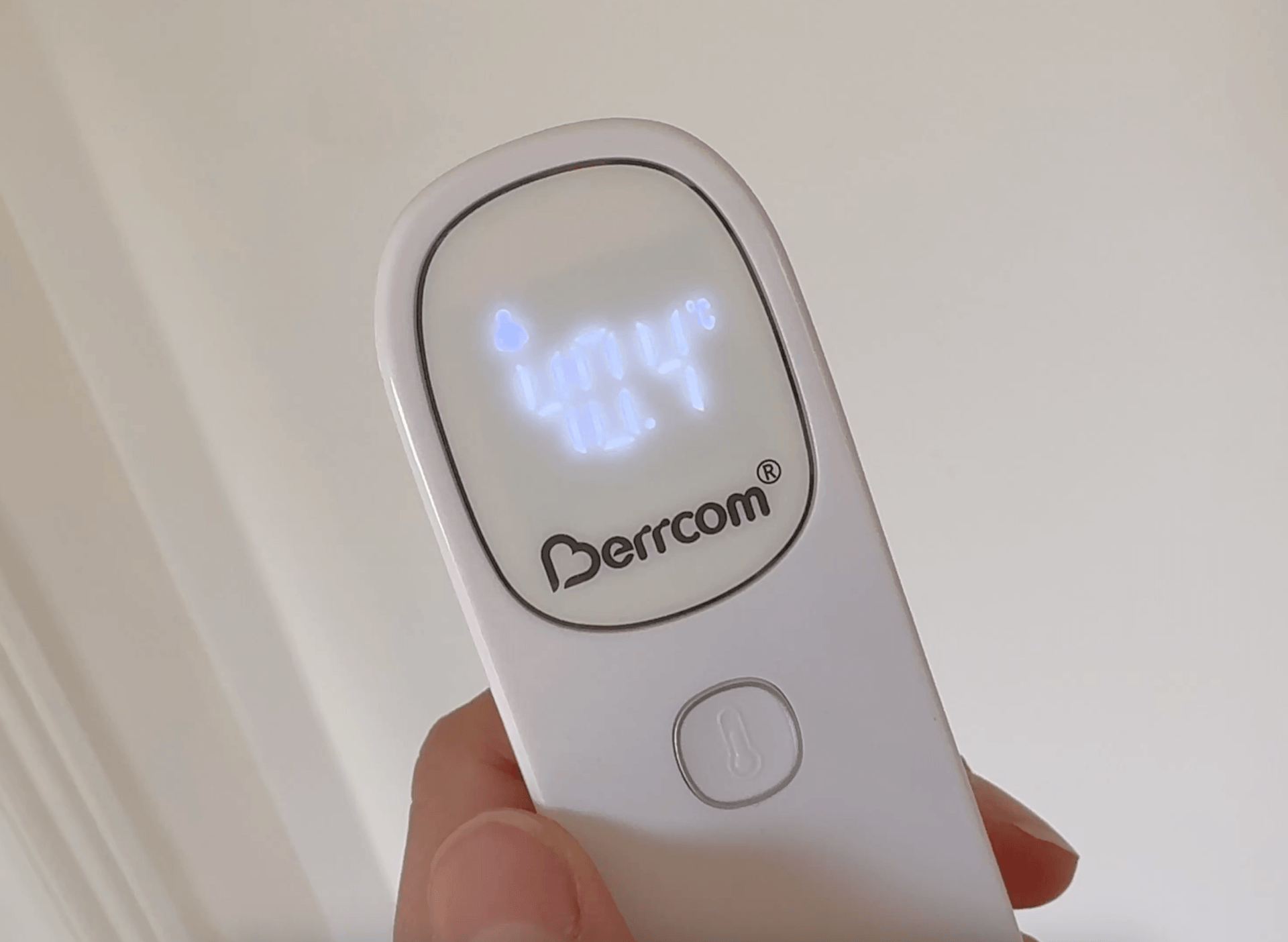Feberalarm på Berrcom Infrarødt Pandetermometer