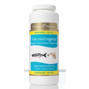 Fitness Pharma ØKO Omega 3 Fisk m. Ingefær 