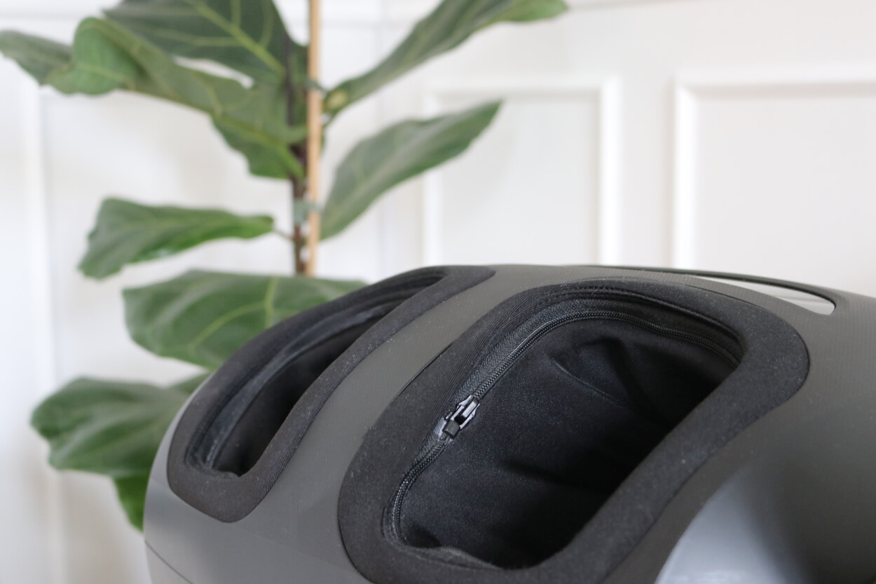 fodmassage maskine set forfra