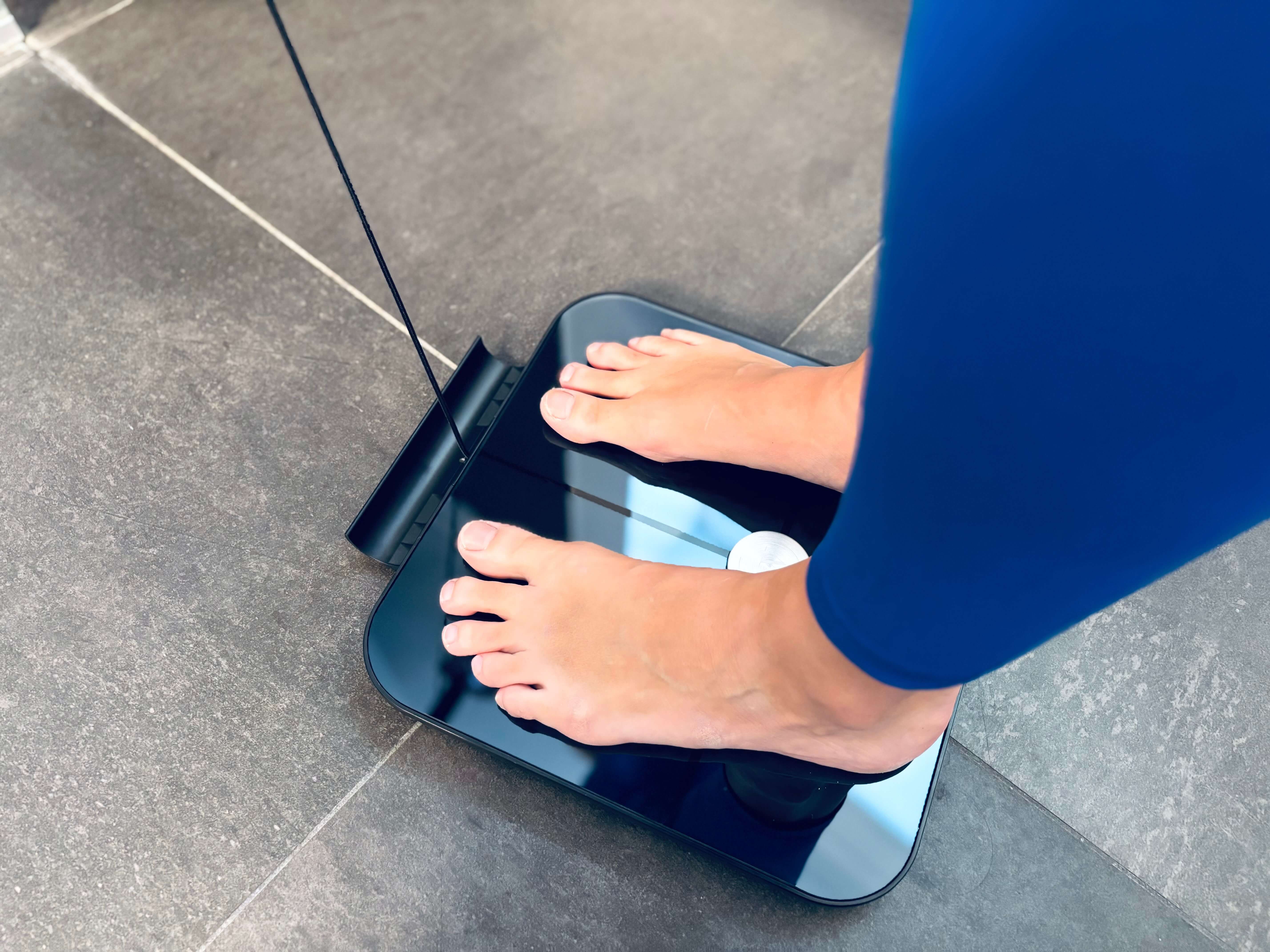 Fødder på Danish Wellness Kropsscanner