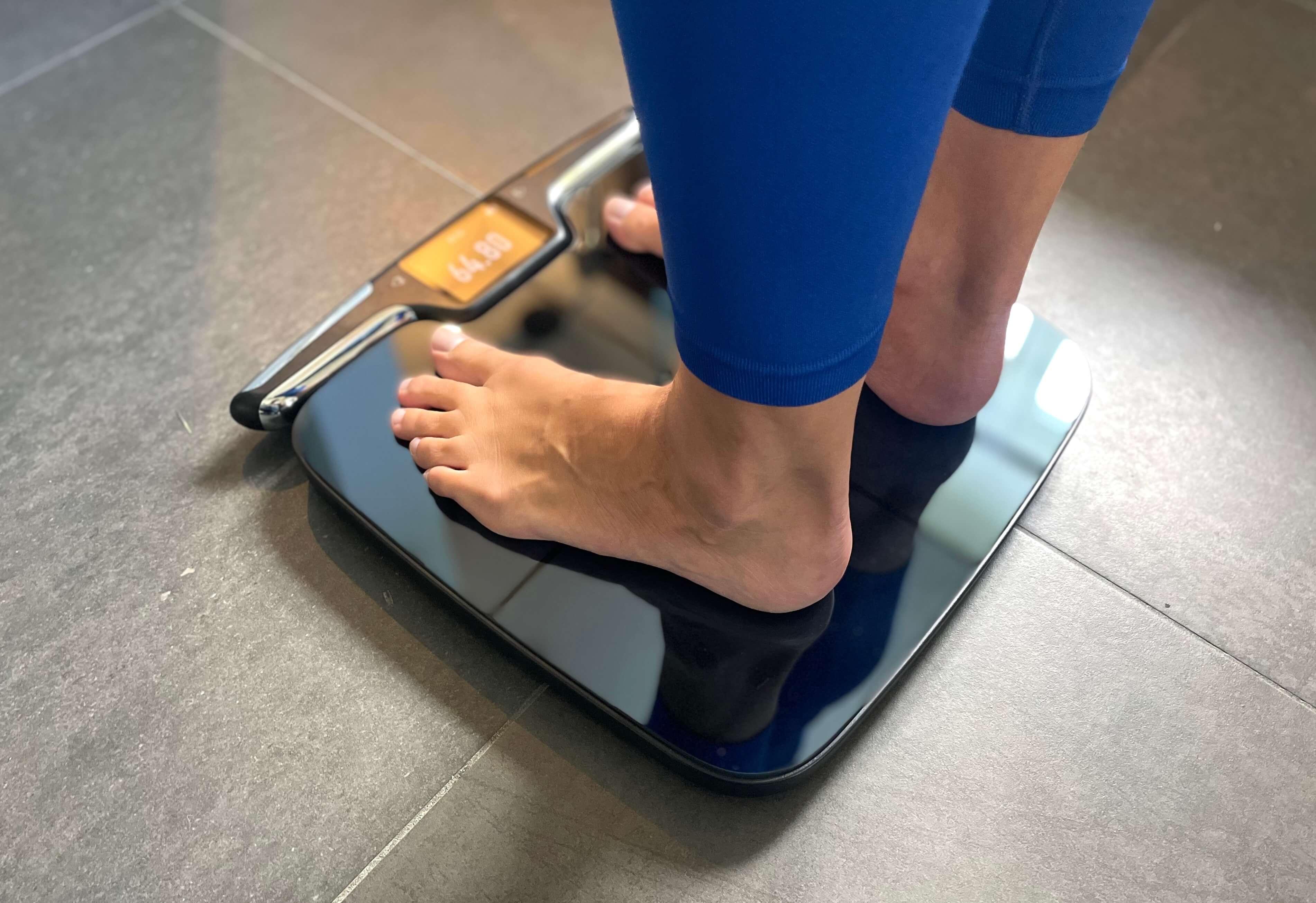 Fødder på Scanfit Pro kropsscanner