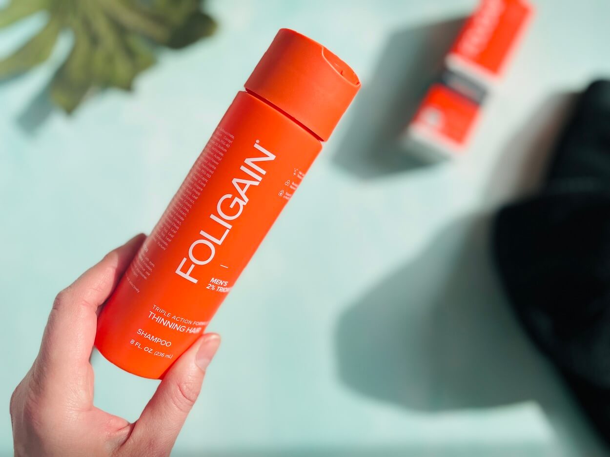 Foligain Trioxidil i hånd