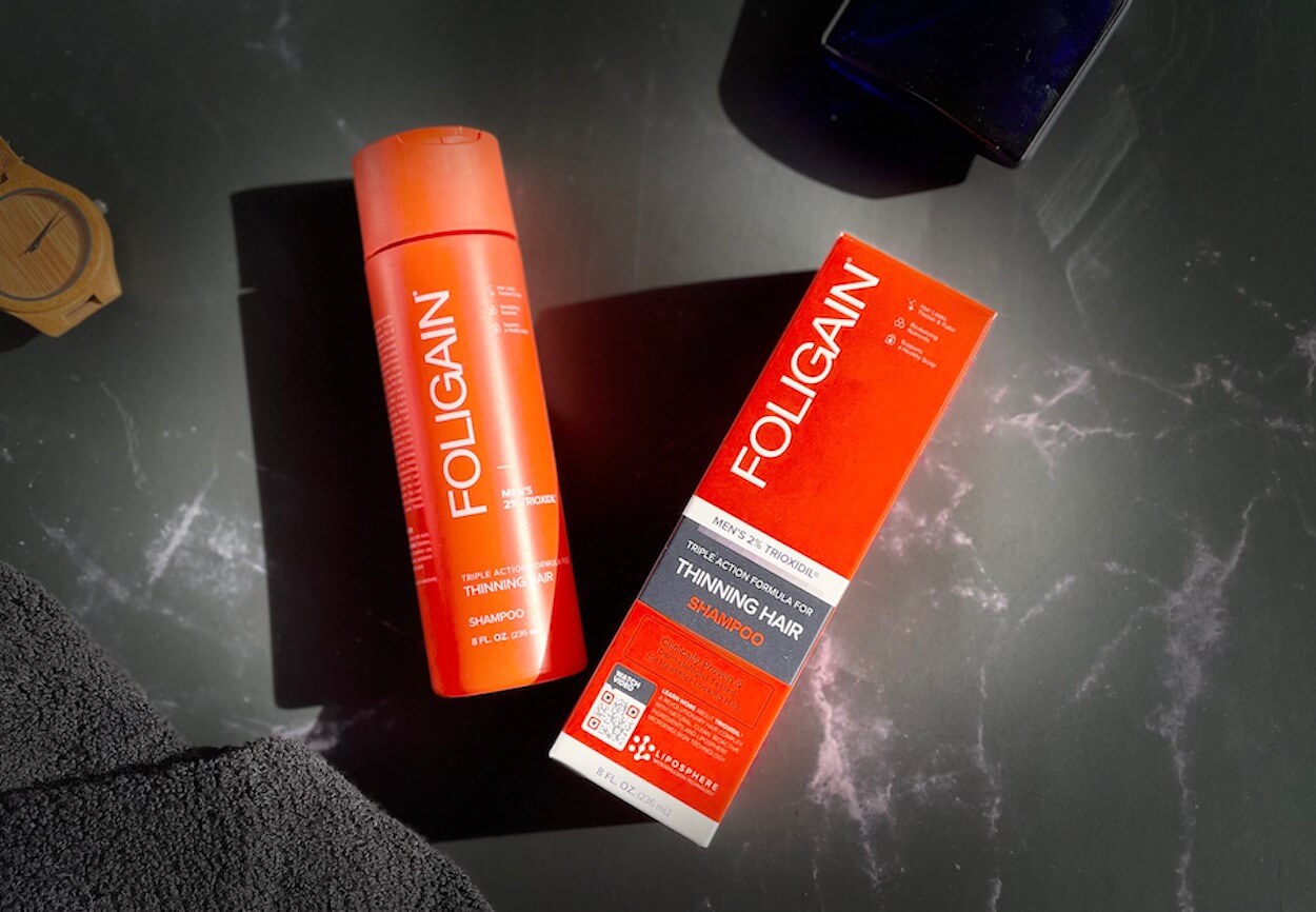 Foligain Trioxidil på bord