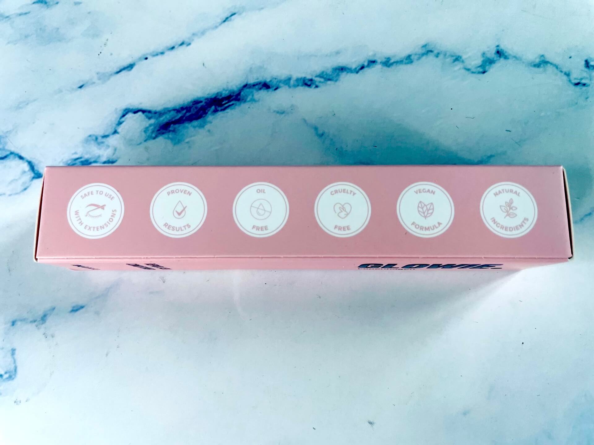 Fordele på Glowie Eyelash Conditioner kasse