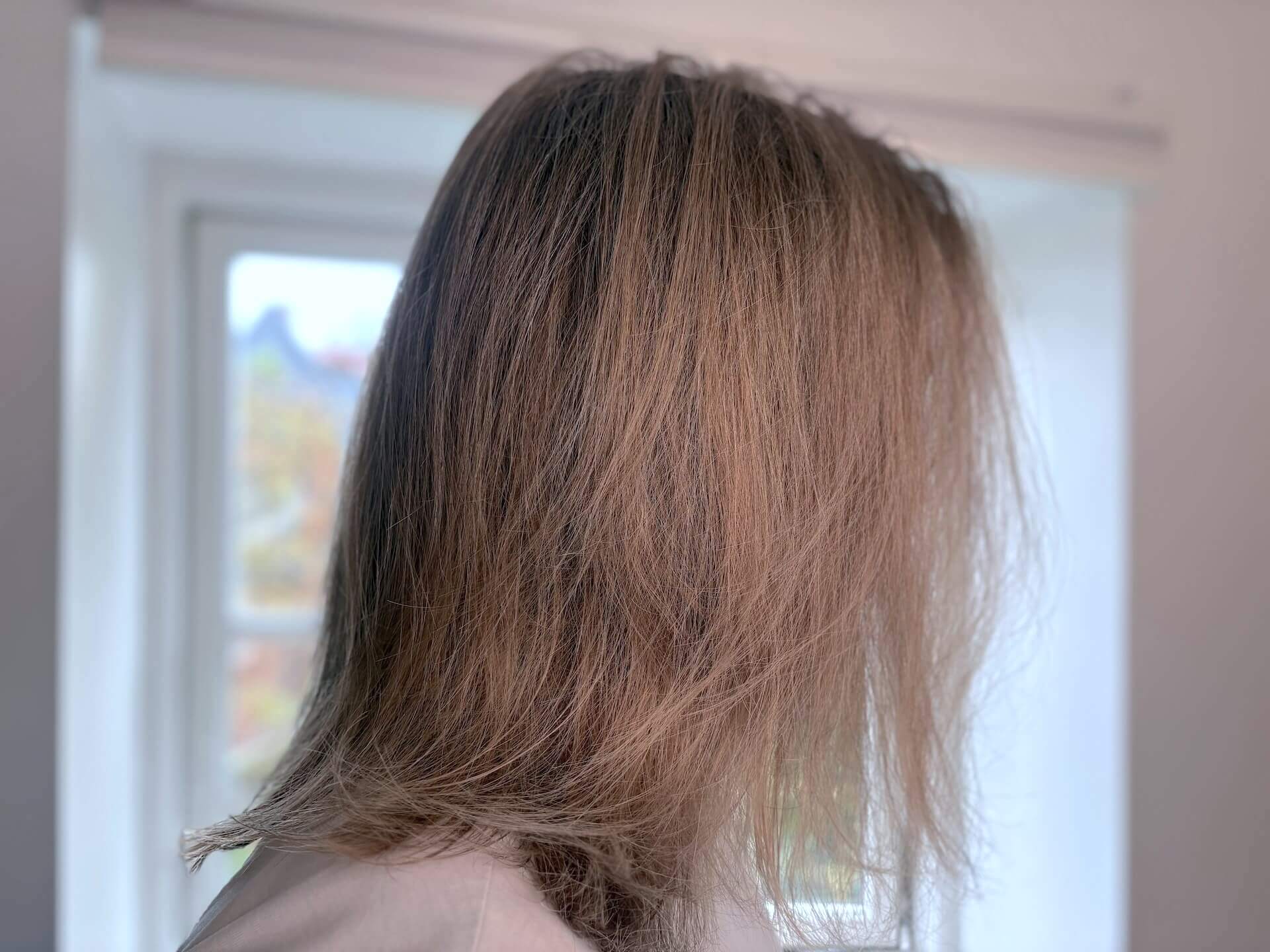 IdHAIR Colour Bomb farvebombe brugt i hår