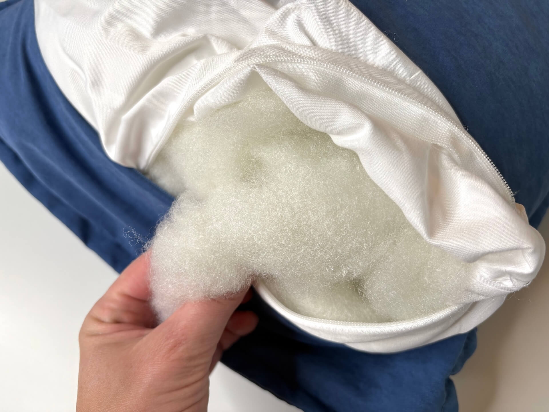 Indmad i Magic Pillow varmepude fra Sirius