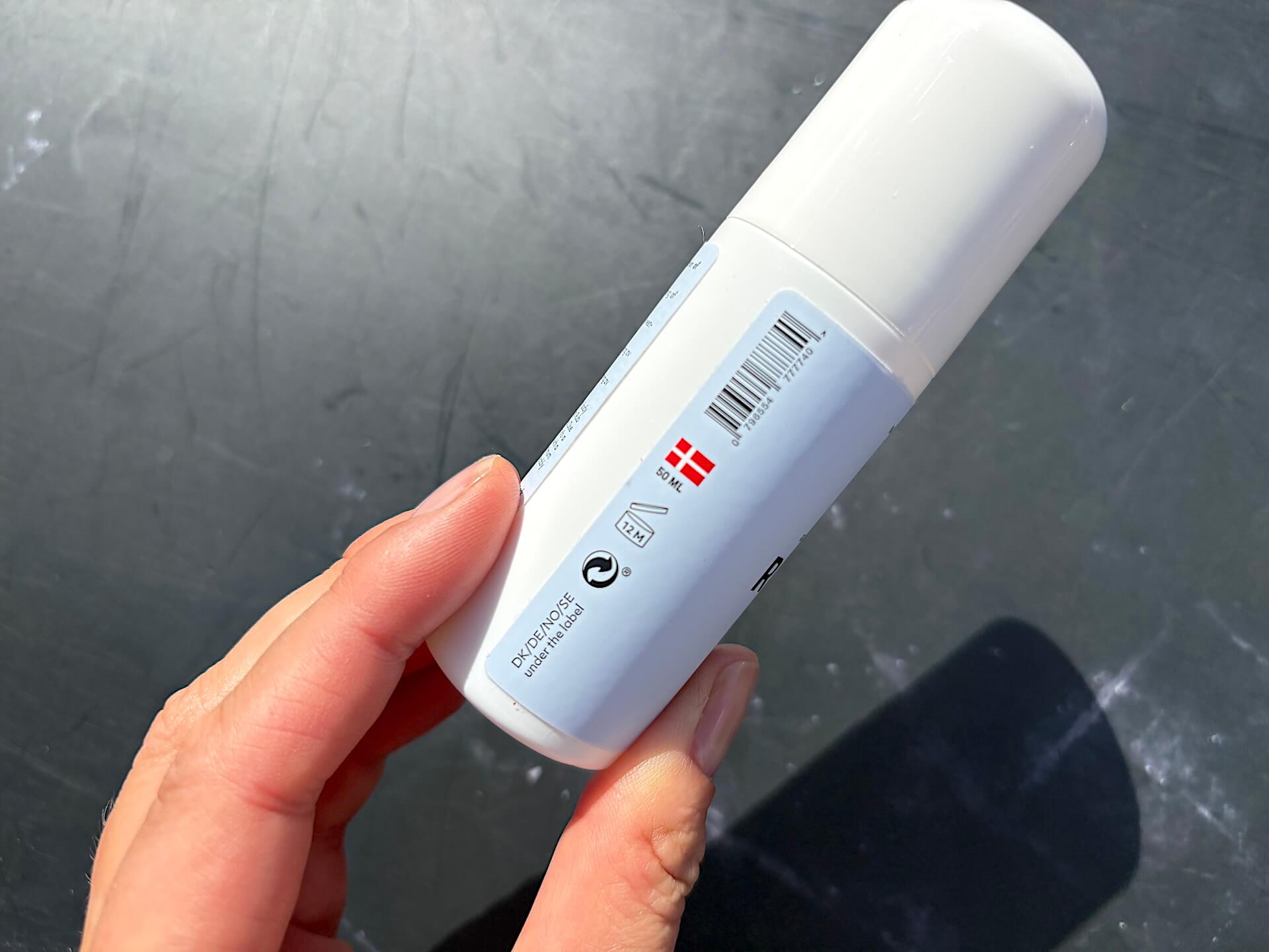 Info om holdbarhed efter åbning på Cana Care REST roll-on