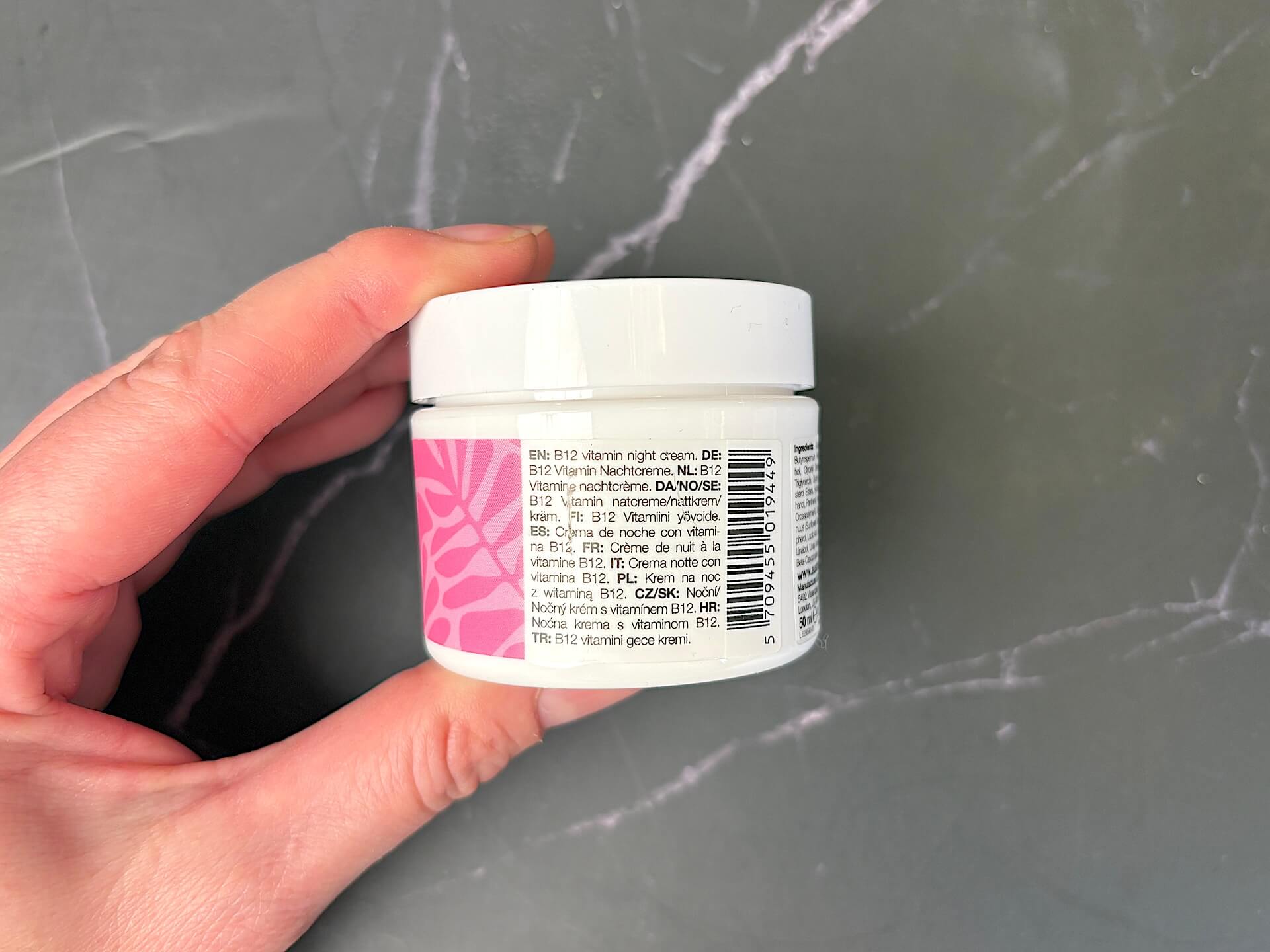 Information på Australian Bodycare B12 Night Cream