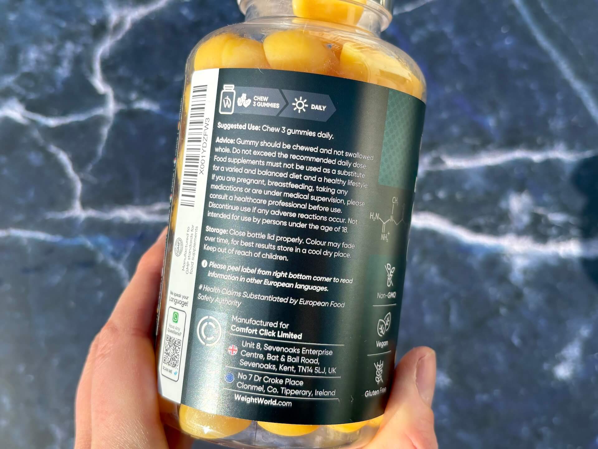 Information på Weightworld Creatine Gummies