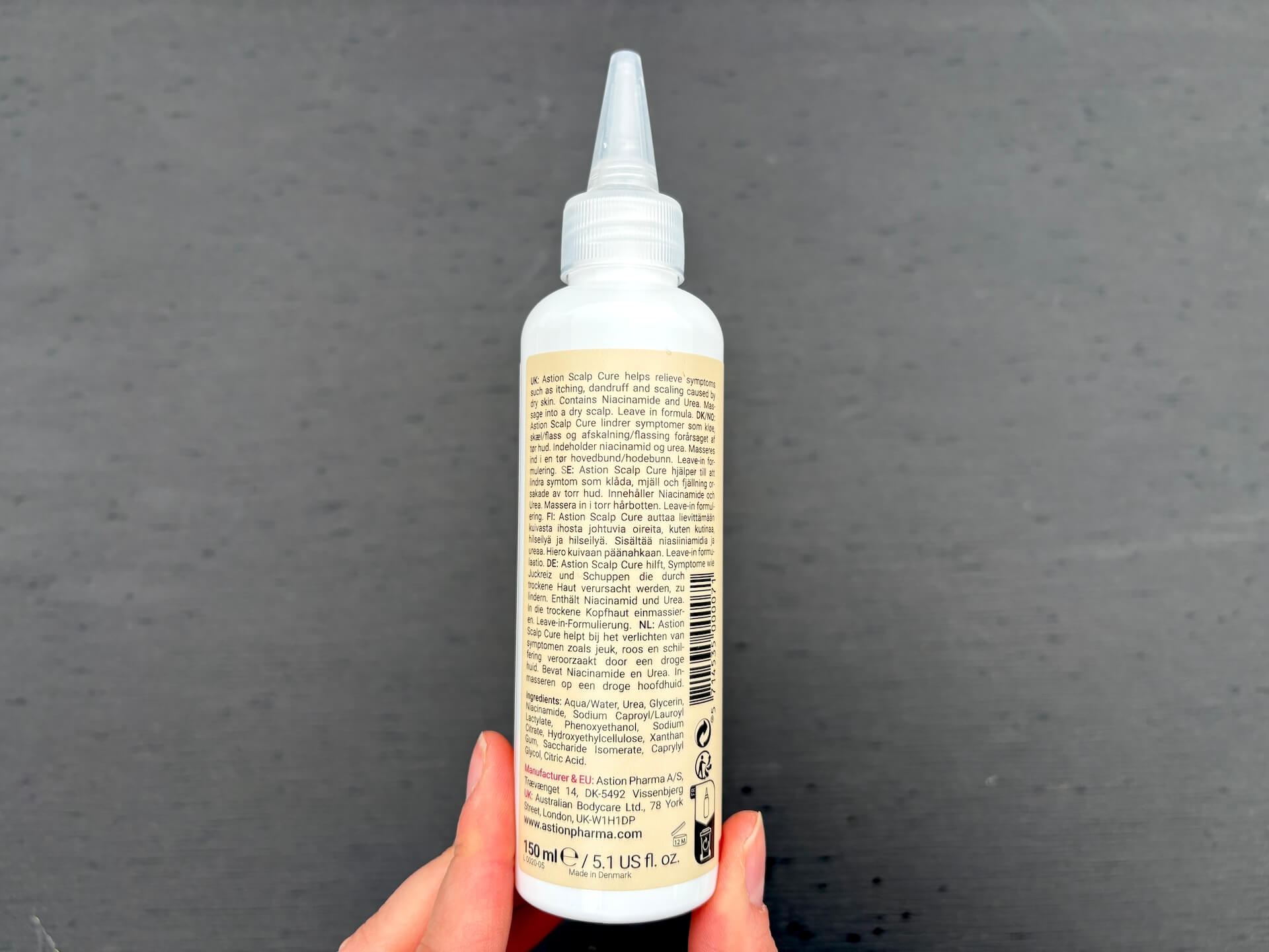 Ingredienser i Astion Scalp Cure