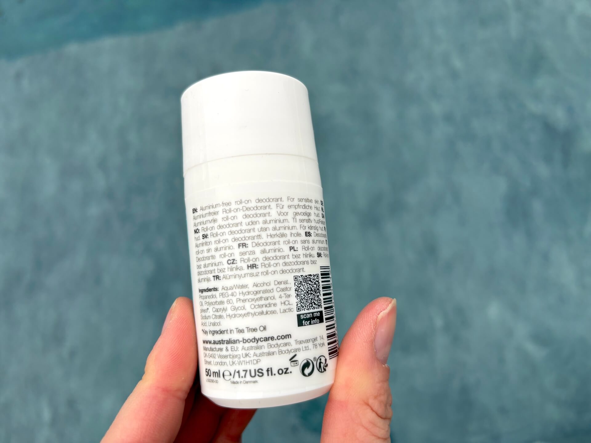 Ingredienser i Australian Bodycare Alu Free Deo Roll-On