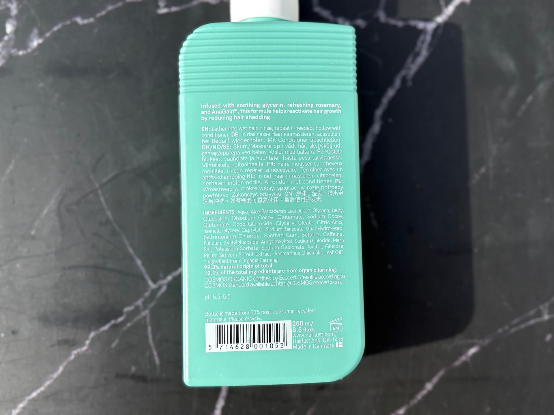 Ingredienser i Hairlust Grow Perfect Shampoo